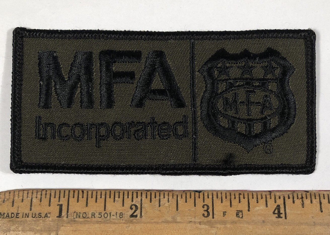 Vintage MFA Incorporated Logo Patch Missouri Farming Association Agricultural