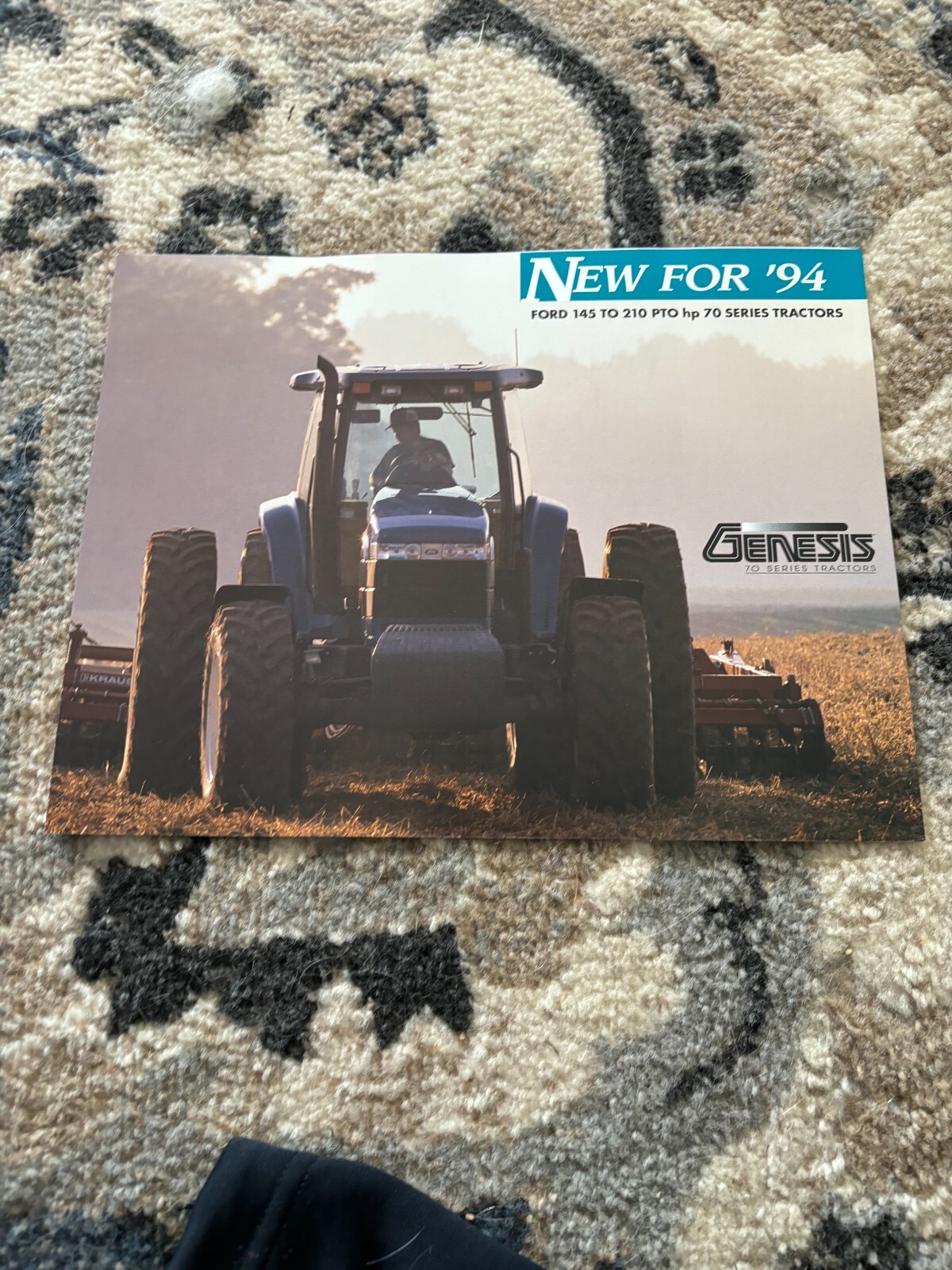 Ford Genesis 70 Series Tractors For 1994 Brochure FCCA24
