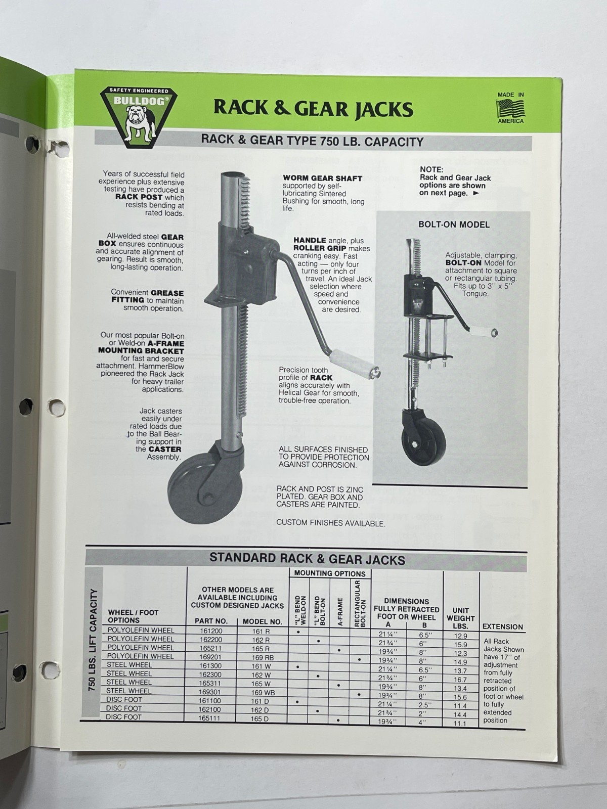 Bulldog Coupler Products Sales Brochure *Showroom Sales Book* (1980s)