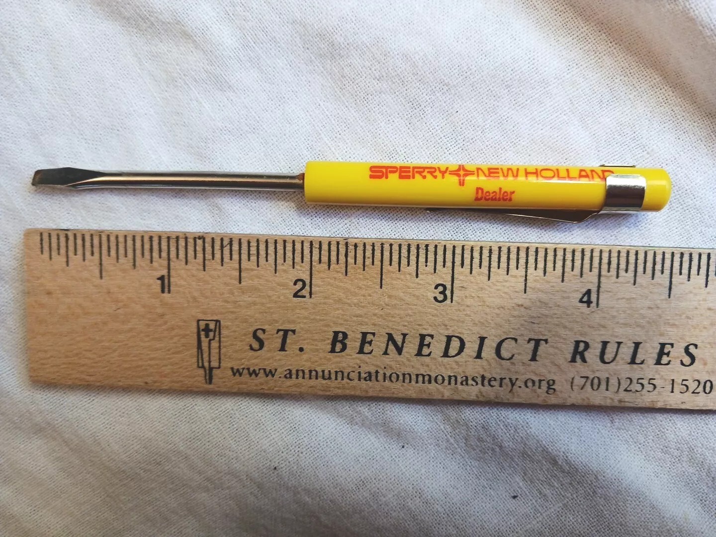 Vintage Sperry New Holland Dealer Advertising Screwdriver-4.5 In. Great Find!