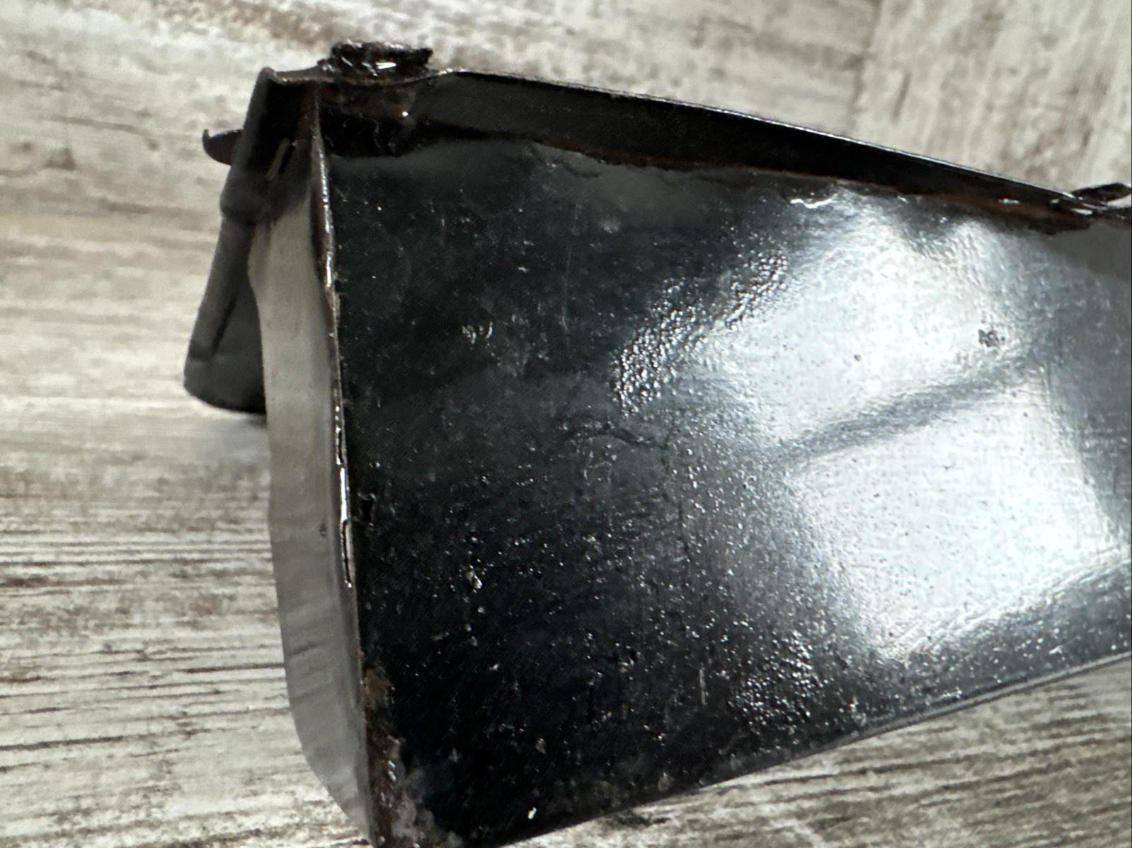 Tin Match Holder? Comb Holder? Spencer & Riley Farm Implements Menominee Mich