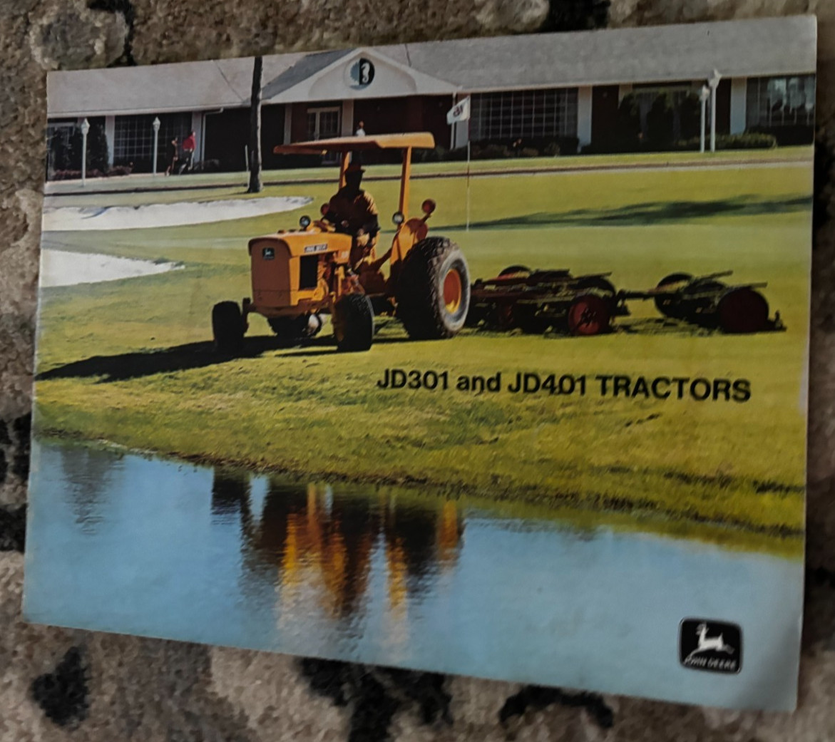 John Deere 301 401 Tractor For 1971 Brochure DCPA26