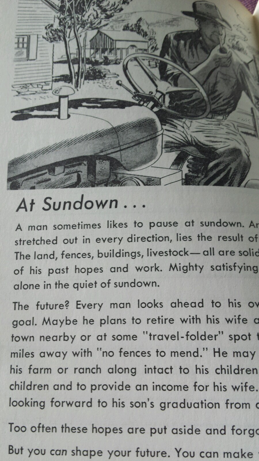 VTG EARLY 1960’S PRUDENTIAL INSURANCE CO HANDBOOK FOR FARMERS & RANCHERS