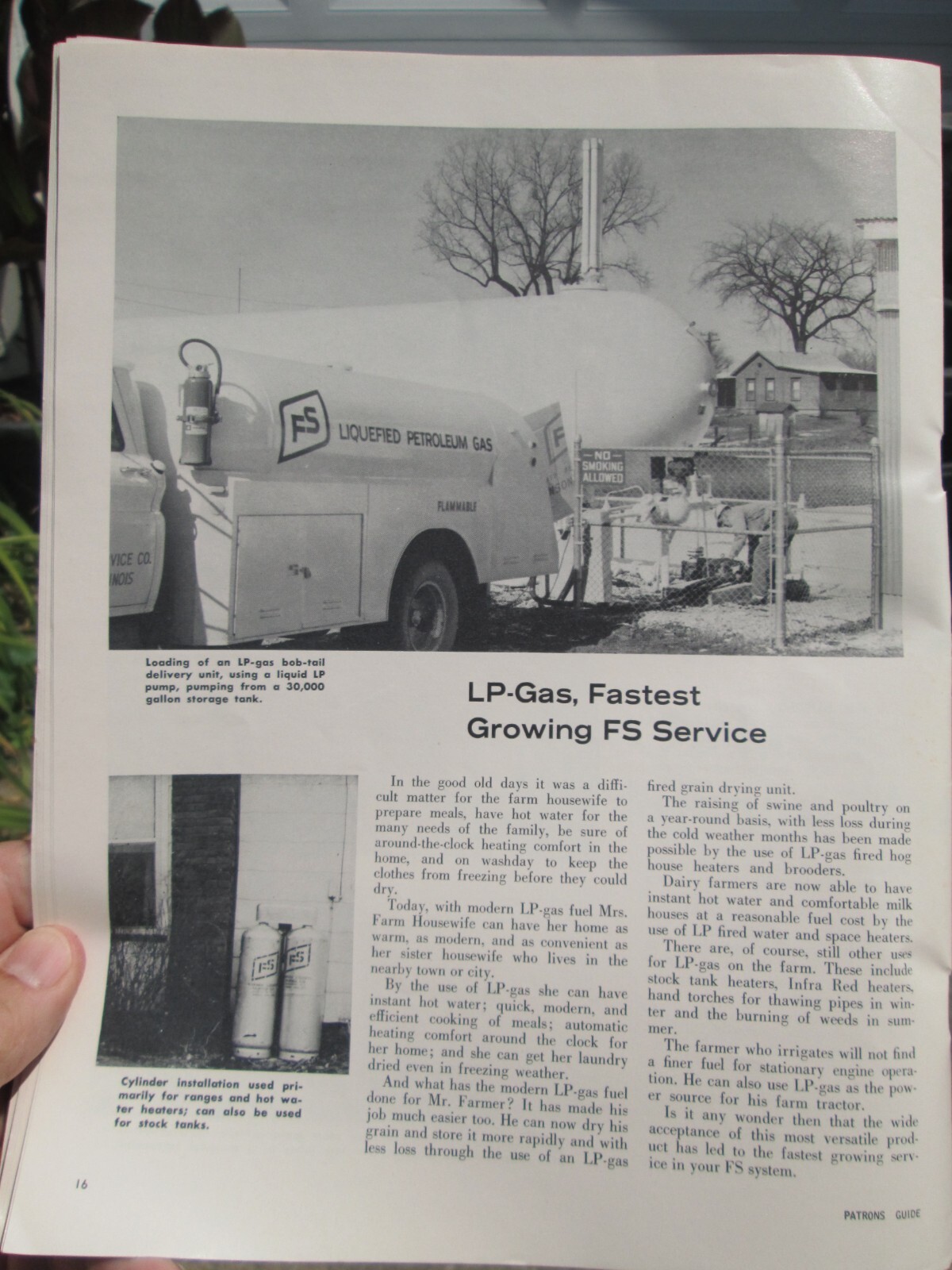 1965 FS Farmers Service Company Moultrie County IL. Patron’s Guide Advertising