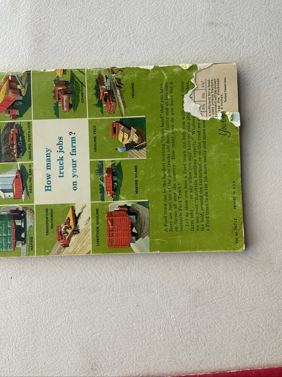 Vintage Farming Books Ford Farm Handbook, Grass Seed Production, Pest Control