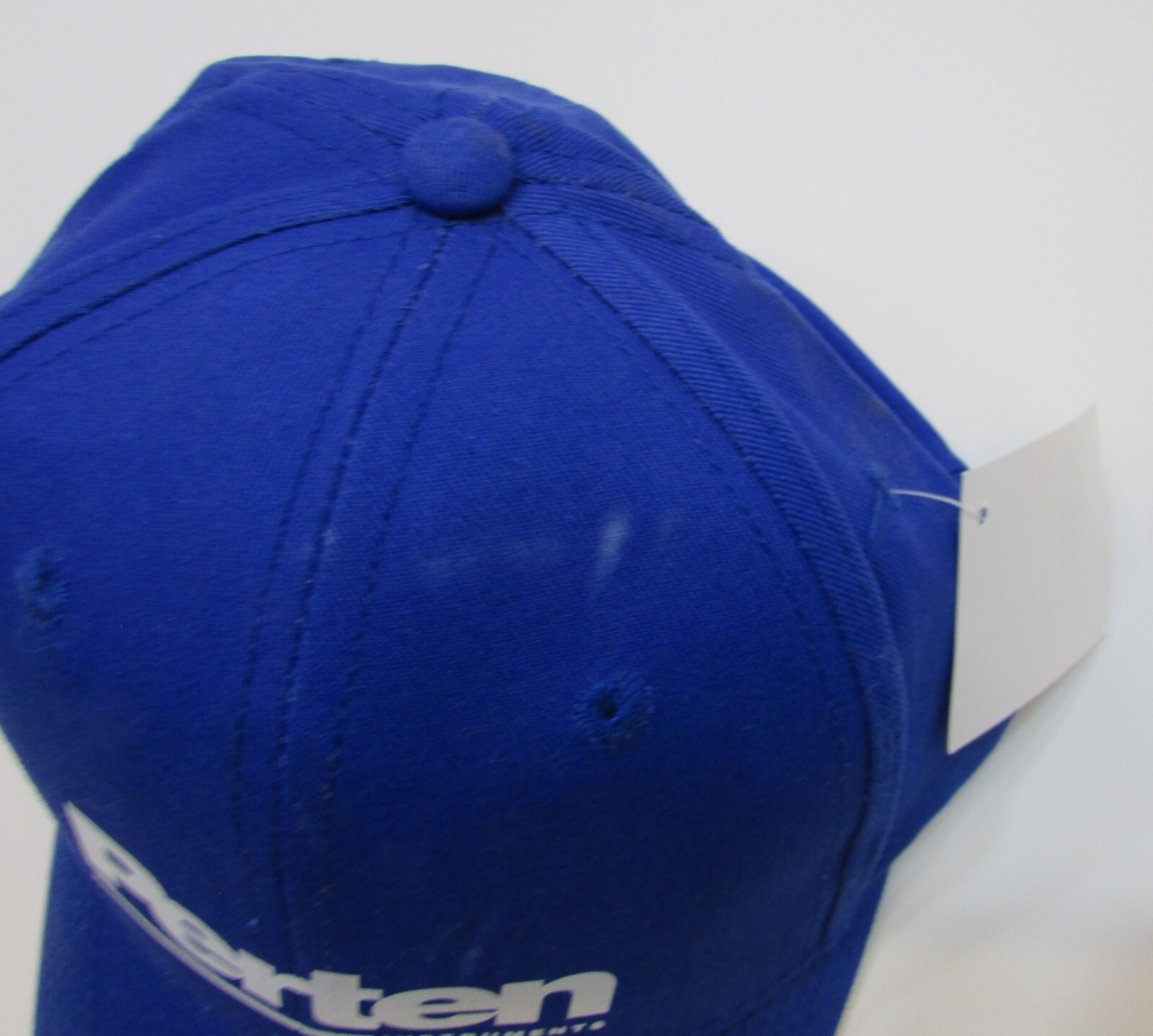 New 1990’s Perten Industries Food Testing Equipment Farm Hat Ball Cap FREE S/H