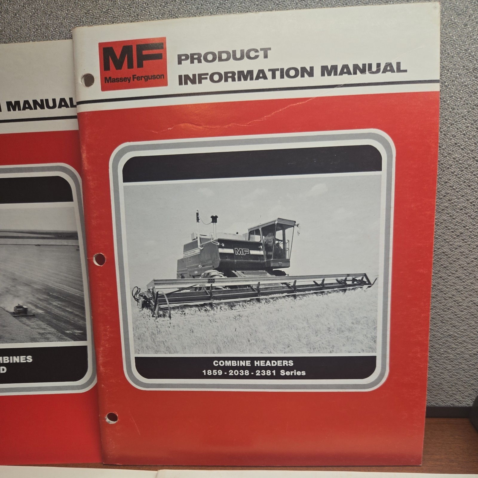 Massey Ferguson MF 540, 850, 1100, COMBINES Product Information Manual Lot of 7