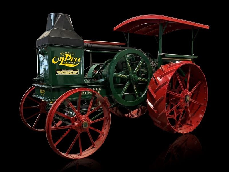 Rumely Oil Pull Tractor NEW METAL SIGN: 9 x 12″ & Free Shipping