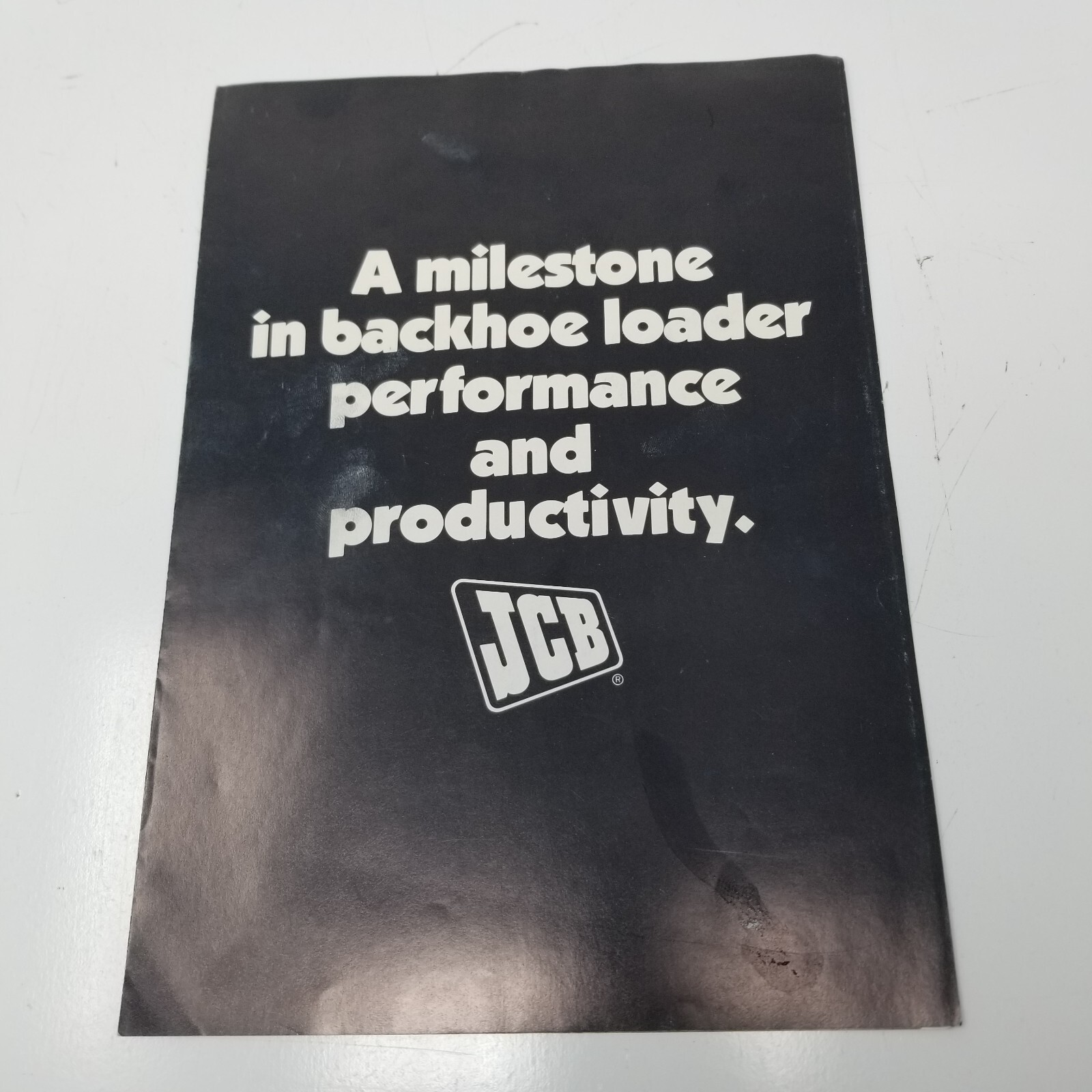 JCB Backhoe Loader Sales Brochure 1981 Operator is King Series 1000