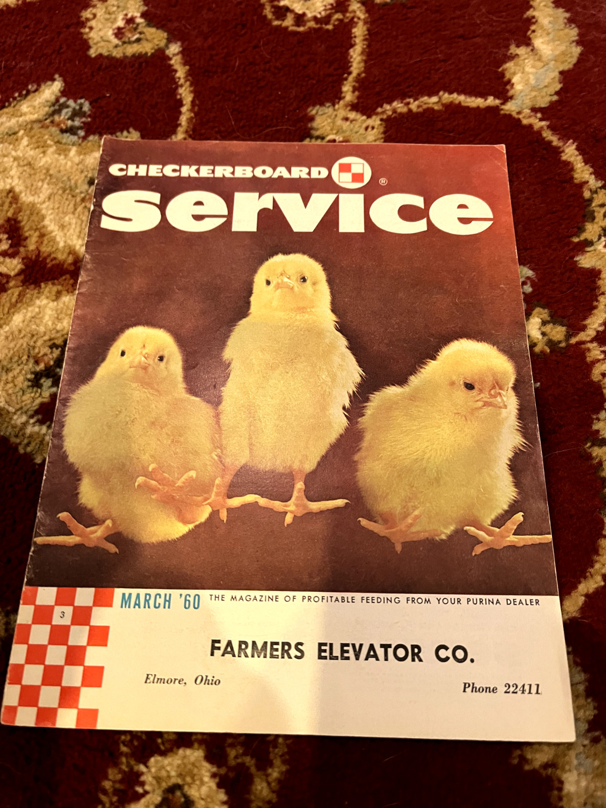 Purina Checkerboard Service Feed For 1960 Brochure BAOH
