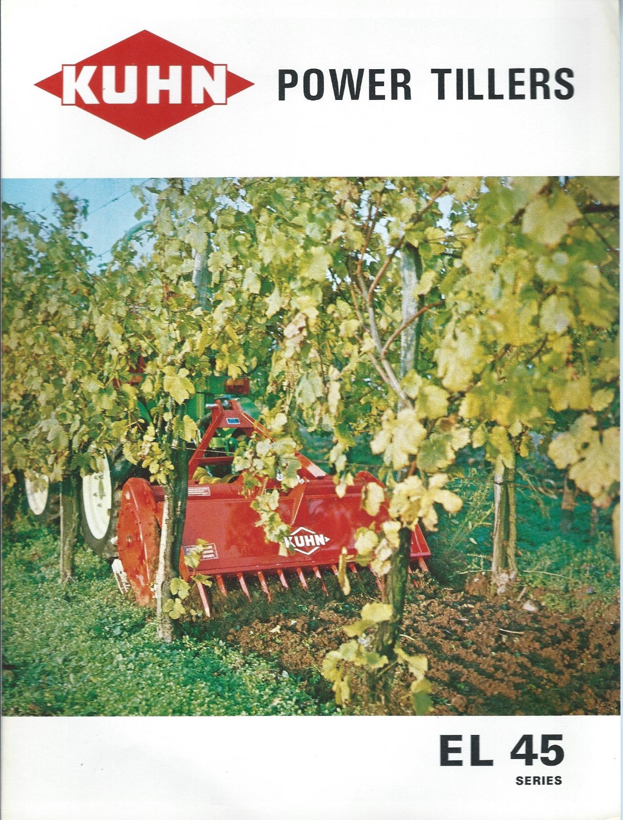 Farm Equipment Brochure – Kuhn – EL 45 series – Power Tiller – c1970’s (F6186)