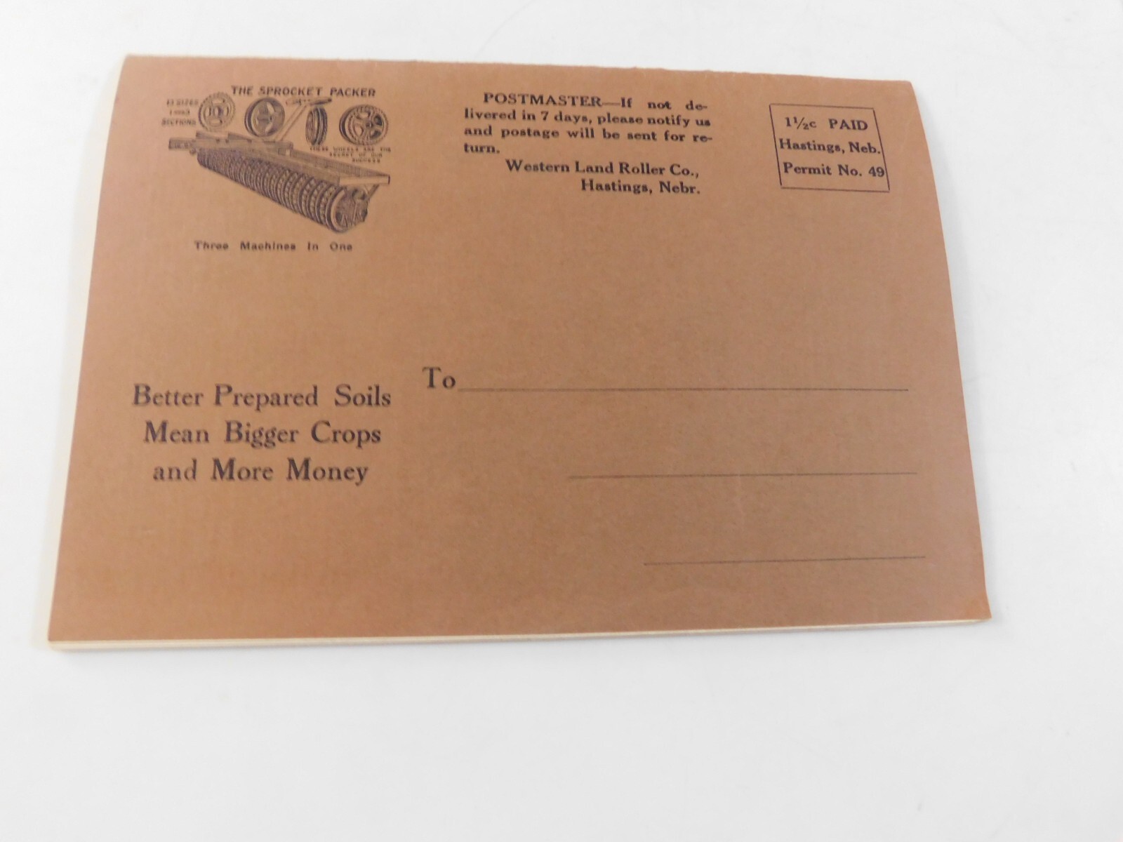 1928 WESTERN PULVERIZER PACKER & MULCHER WESTERN LAND ROLLER #128 CATALOGUE VG