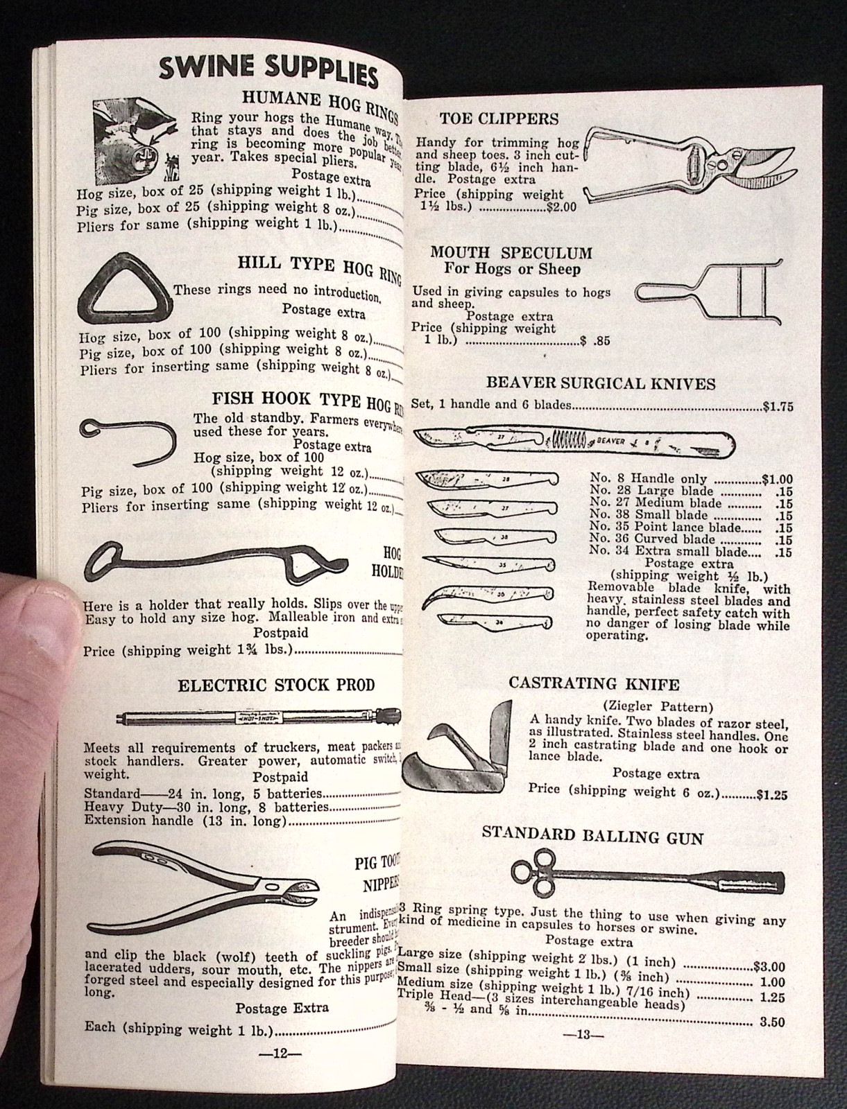 1950s Breeders Supply Catalog No 33 Livestock Farm Equipment Council Bluffs IA