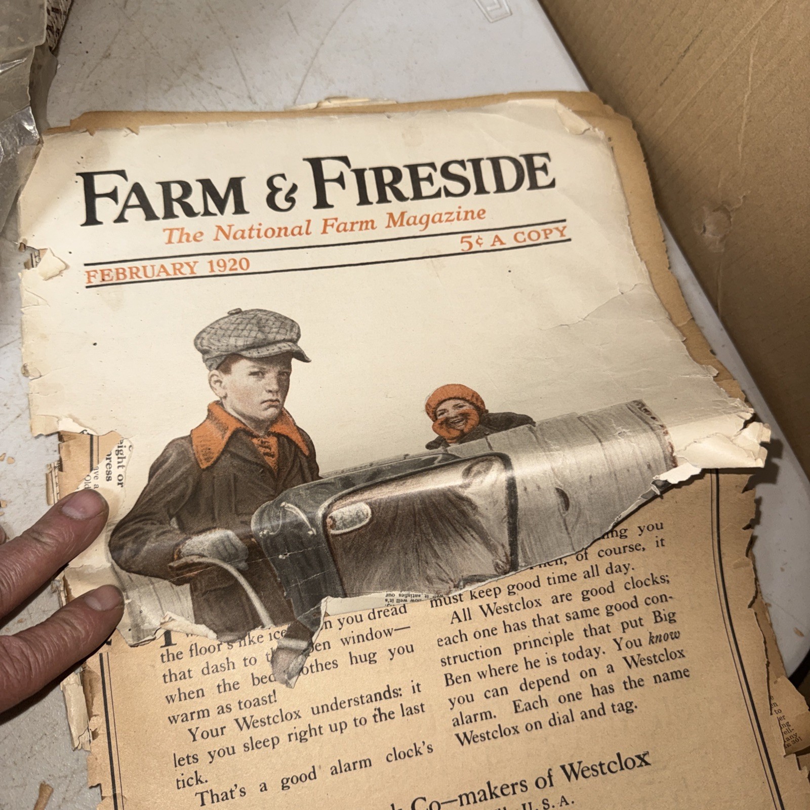ANTIQUE 1920 TRACTOR AND GAS ENGINE REVIEW FARM EQUIPMENT ADVERTISING MAGAZINE