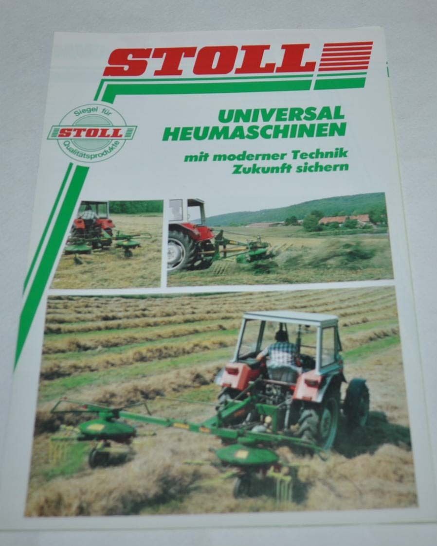 Stoll Universal Tractor Traktor Landmaschinen Brochure Prospekt