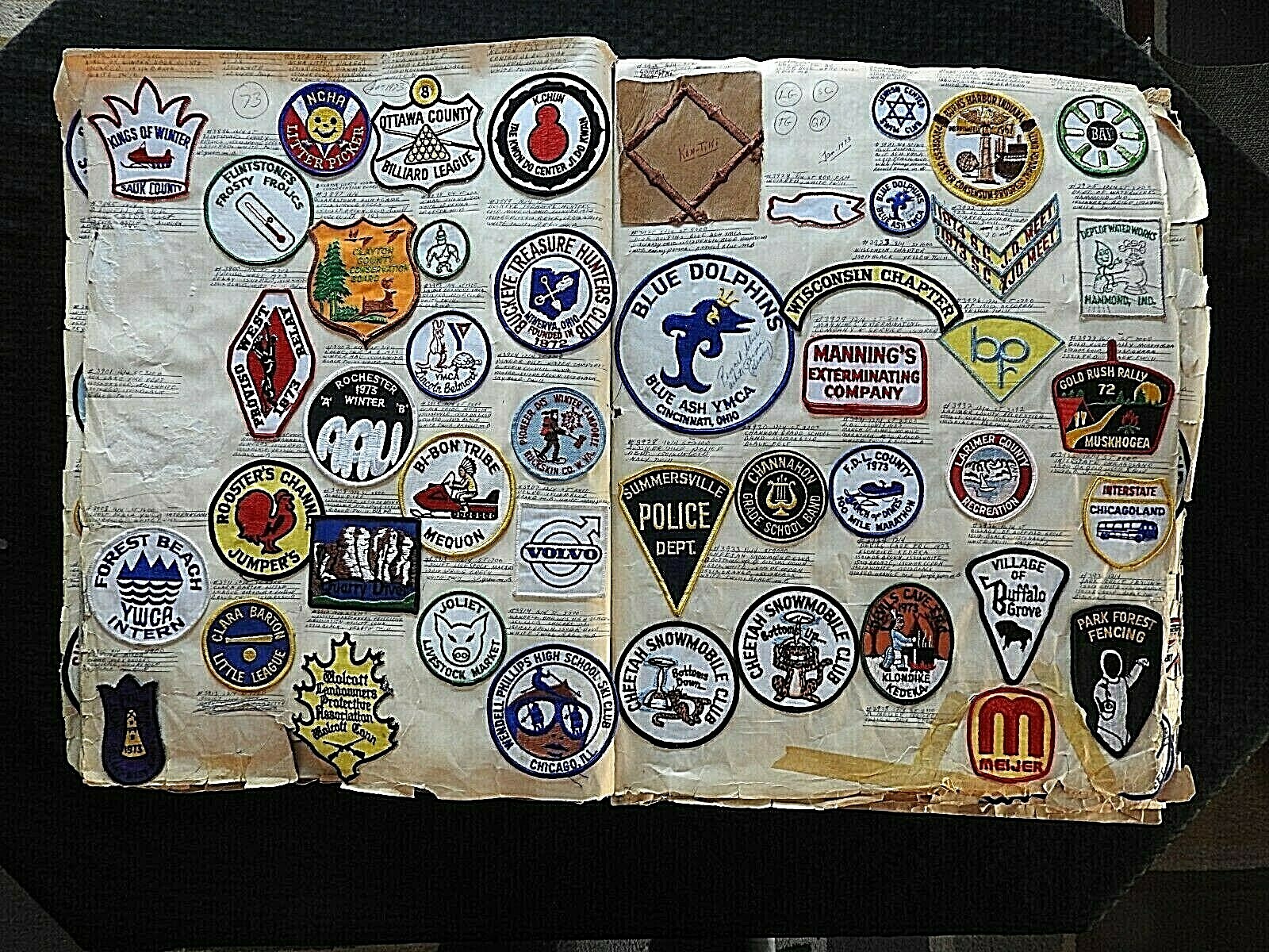 c1970 MAC MARQUETTE MI “MICHIGAN ASSOCIATION OF CATTLEMEN” BEEF COW JACKET PATCH
