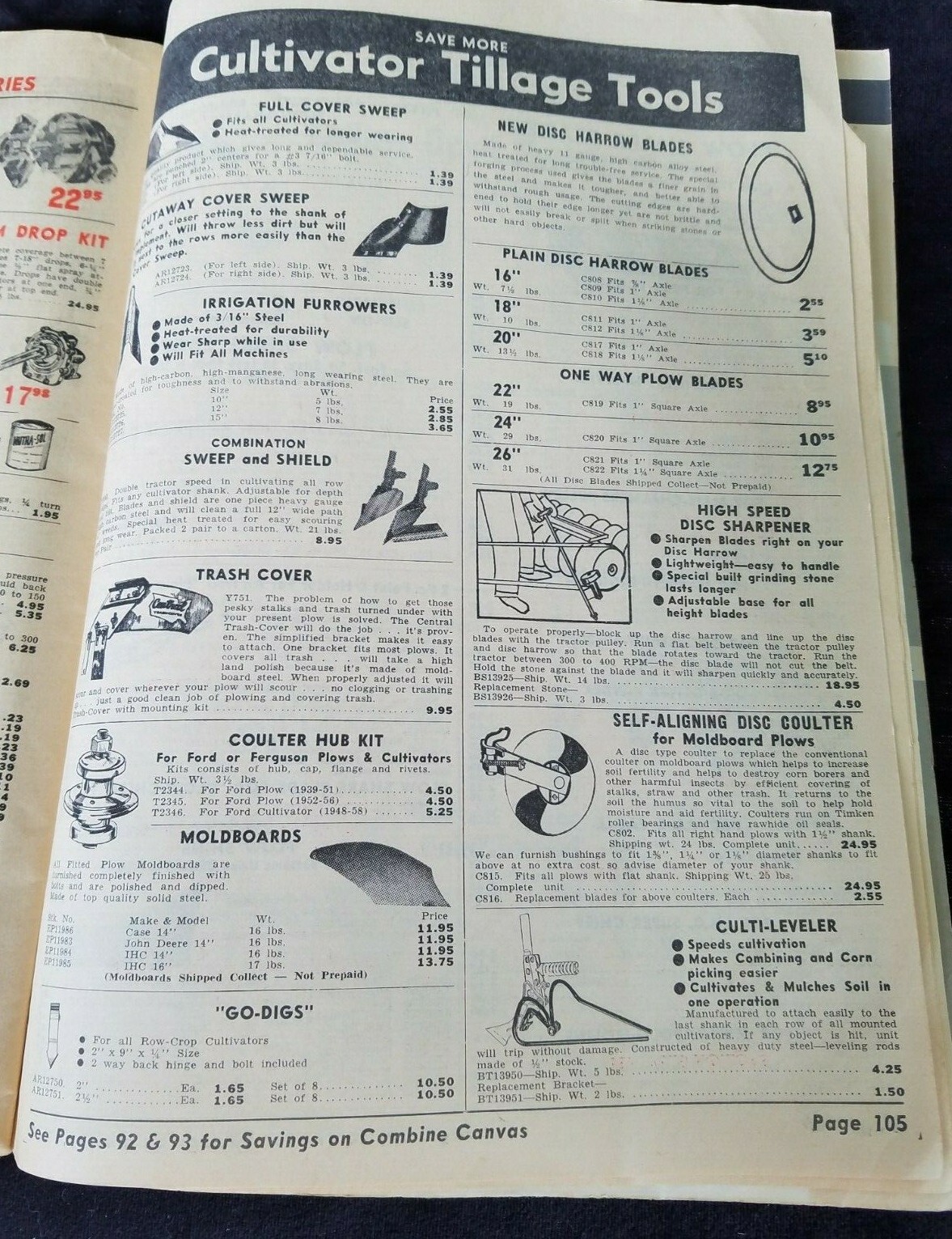 1963 Catalog Central Tractor Parts Co Des Moines Iowa Tools Lubricants Parts