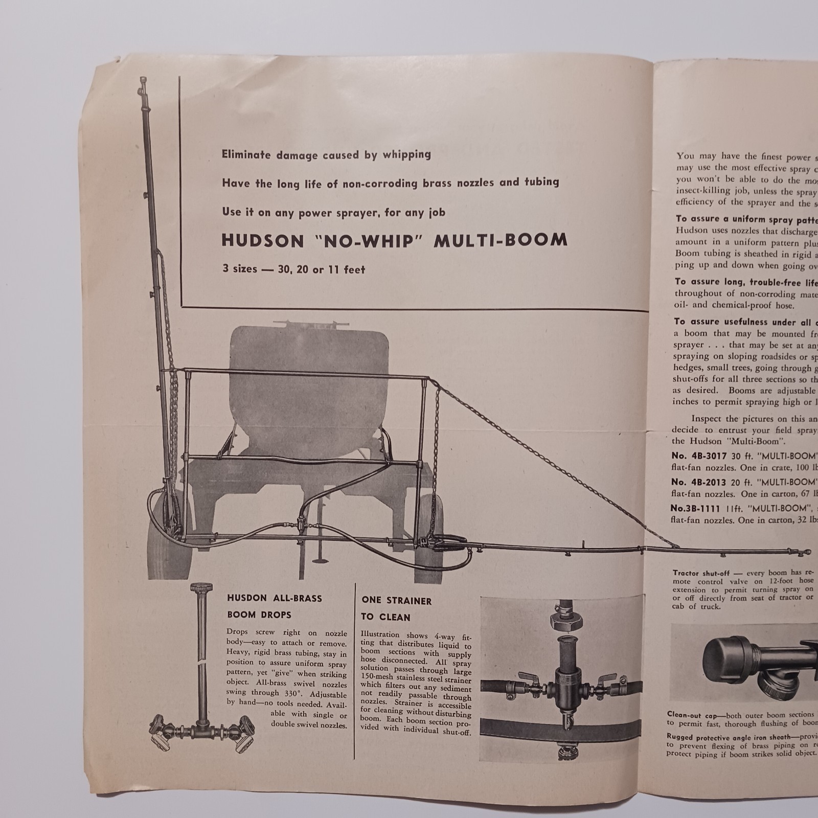 Vintage Mailer Hudson Peerless Power Sprayers Fred L Cyr Implements Crookston MN