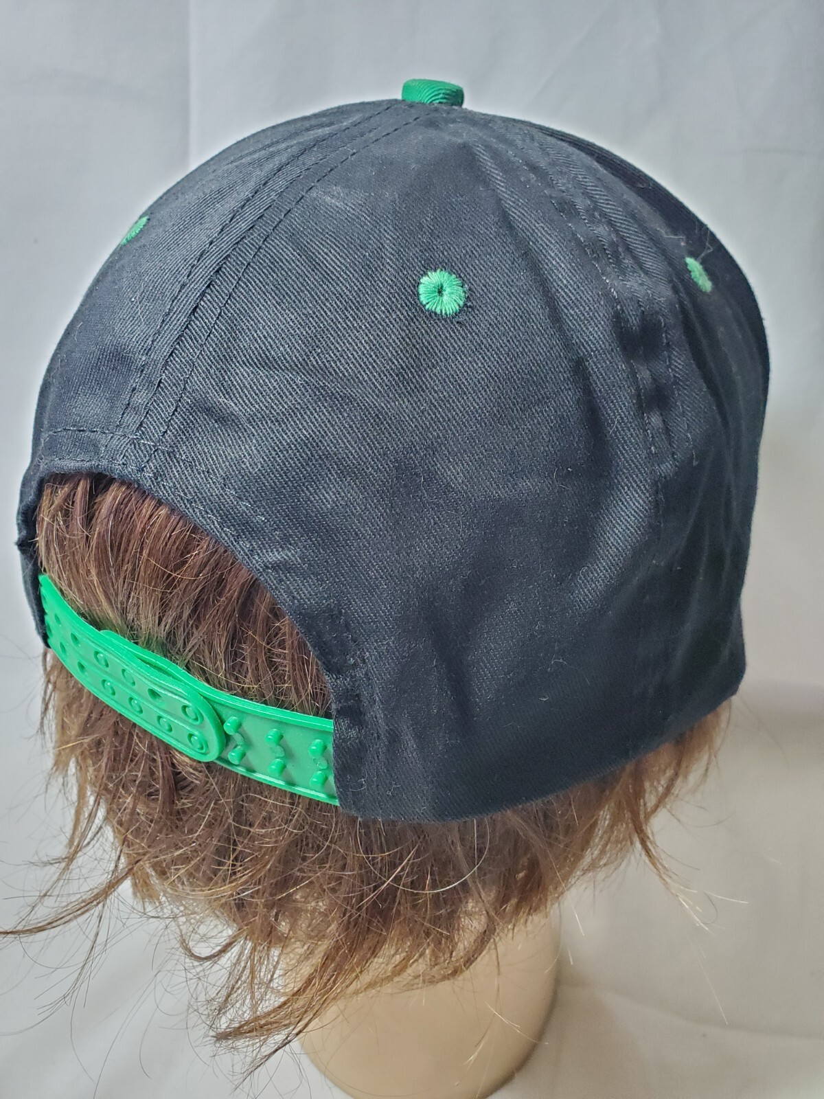 Oliver Vintage Embroidered Logo Double Row Snapback Hat Cobra 100% Cotton
