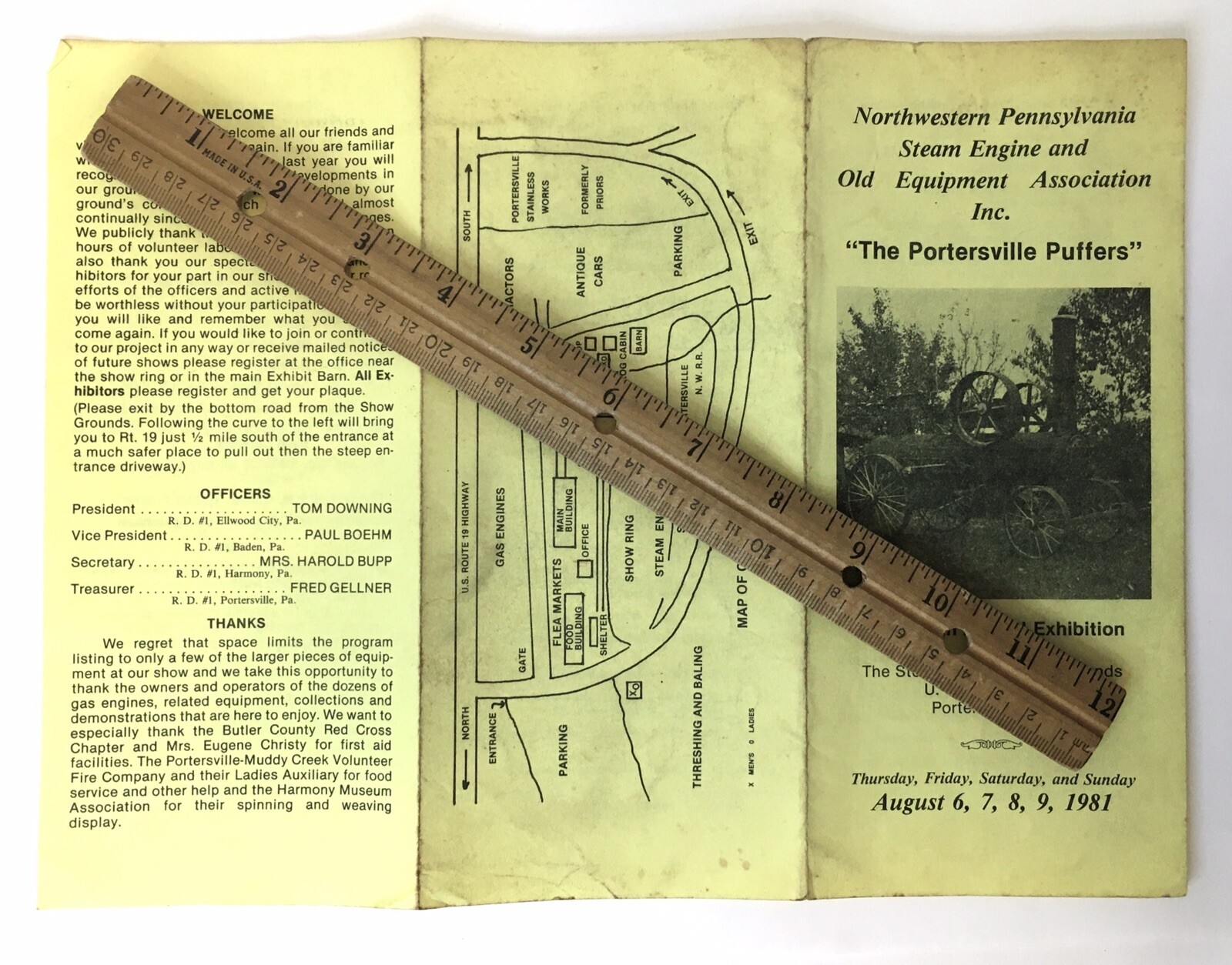 Northwestern PA Steam Engine and Old Equipment Assoc Inc Exhibition 1981 Program