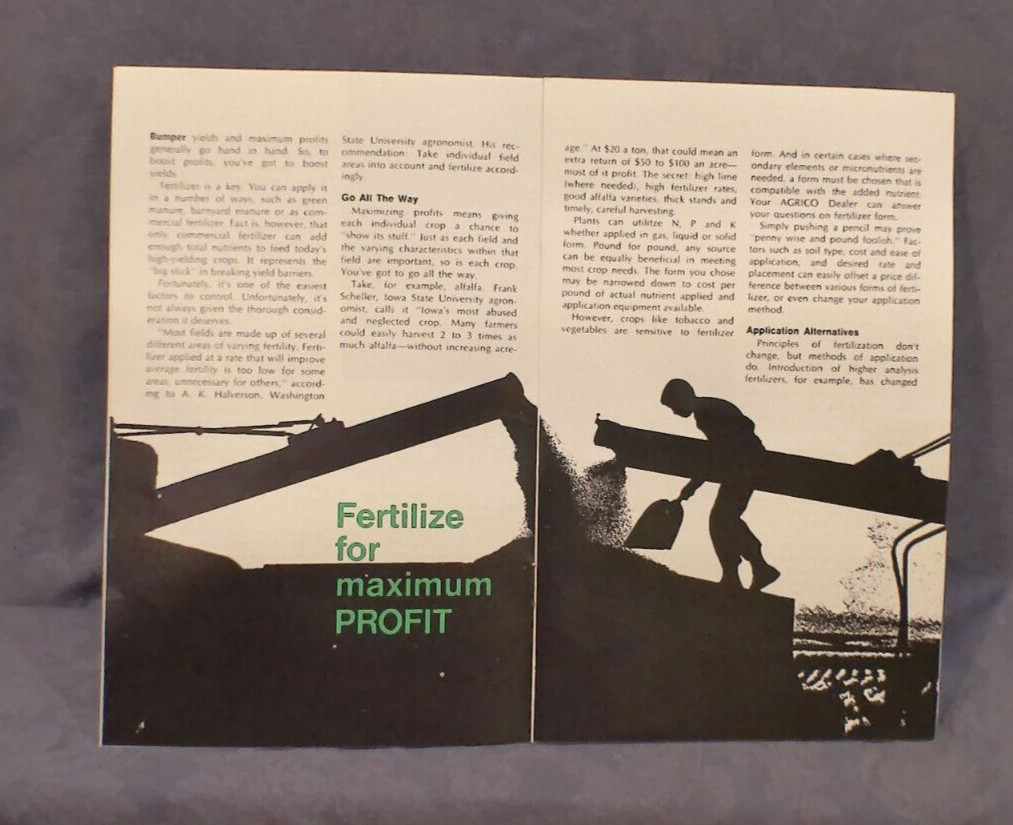Agrico Critical Path Programs Crop Profit Planner Booklet