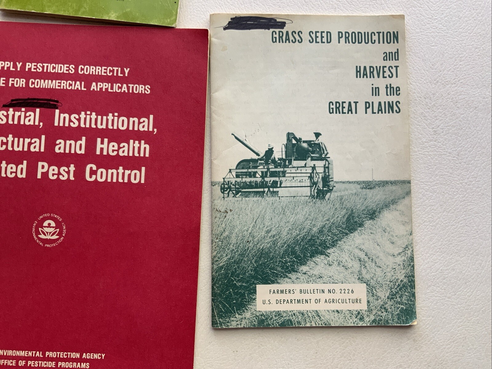 Vintage Farming Books Ford Farm Handbook, Grass Seed Production, Pest Control