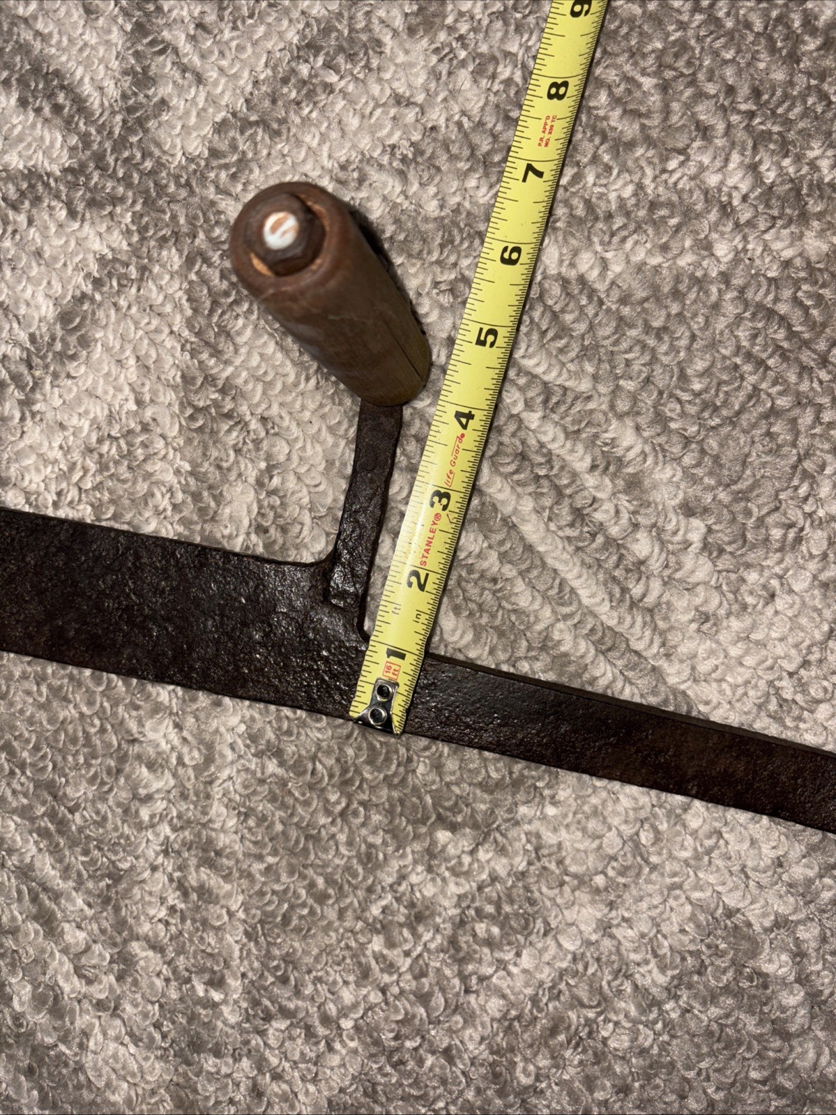 Antique Hay Knife / Silage Cutter Farm Tool – Large Serrated Fodder Knife 35”