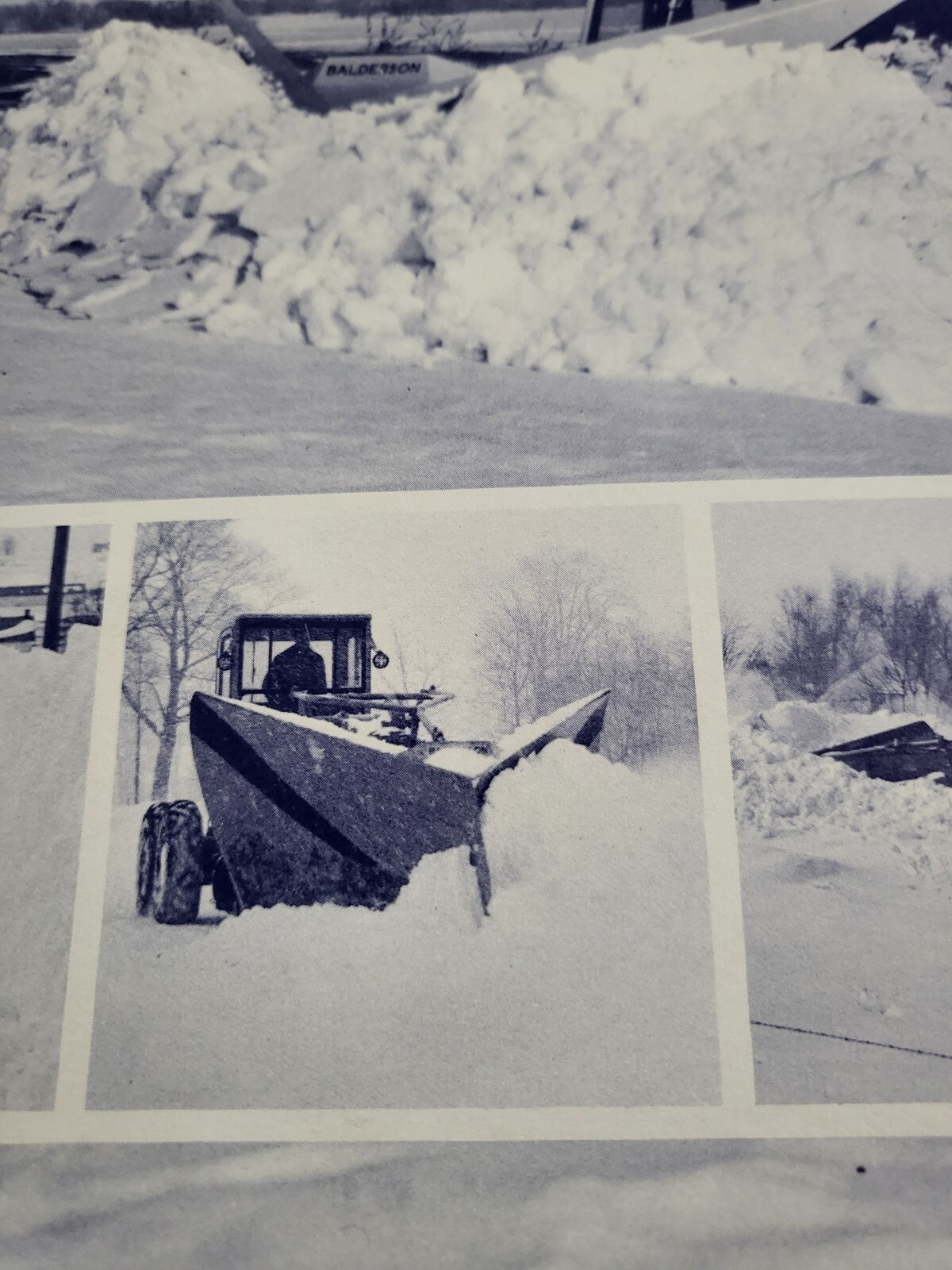 1965 Balderson V Snow Plow Blades Attachments Tractor Construction Grader Dozer
