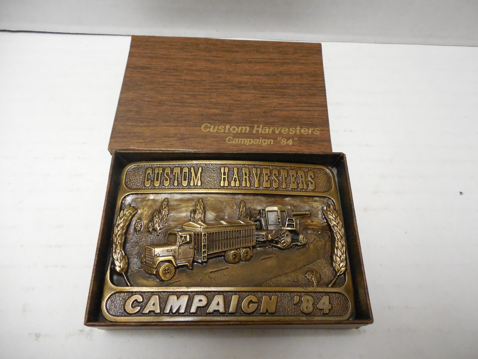 1984 Custom Harvesters Campaign Belt Buckle Ltd Ed.
