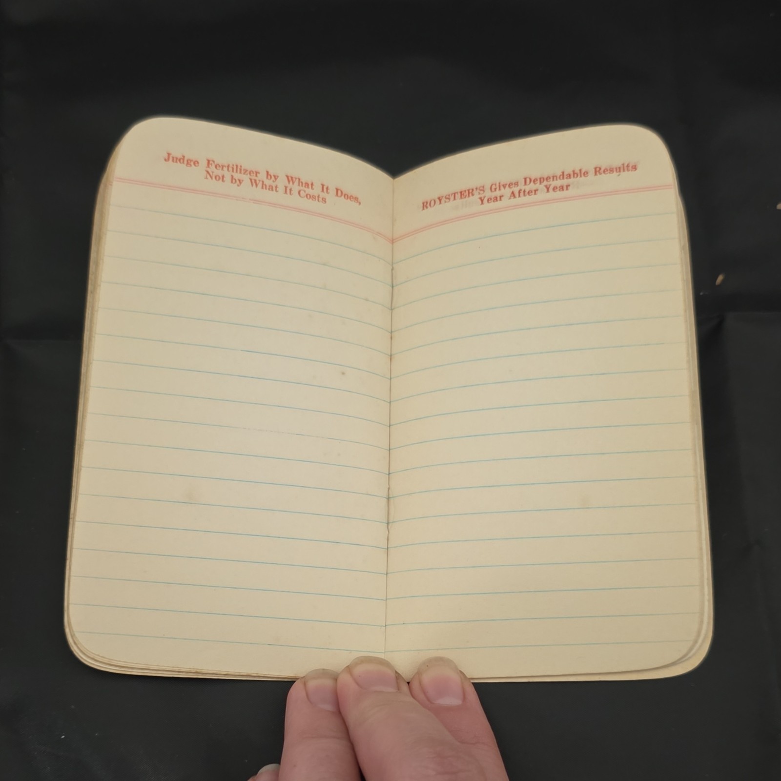 Royster Fertilizer Vintage Note Pad 1956-1957