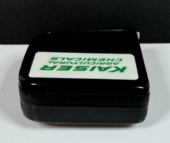 Vintage Kaiser Agricultural Chemicals Lufkin 10′ Clip-On Tape Measure