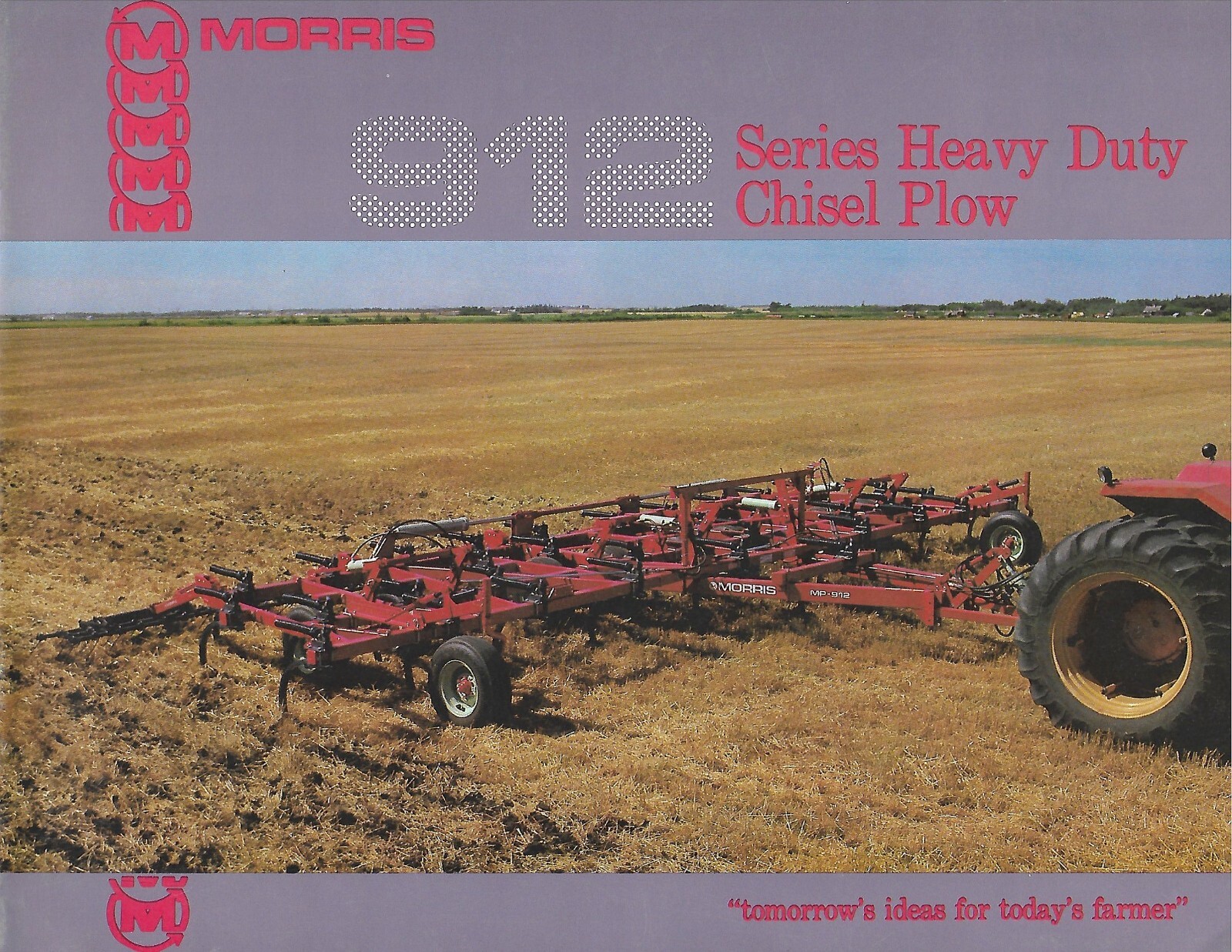 Farm Implement Brochure – Morris – 912 series – Heavy Duty Chisel Plow (F8070)