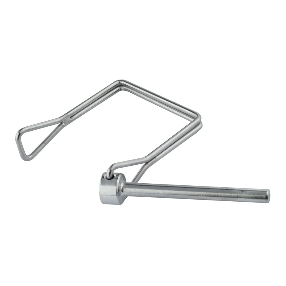 Sunnyway 10 Pcs 1/4 Inch Wire Lock Pin 4 Inch Long Trailer Coupler Pin PTO Pin H