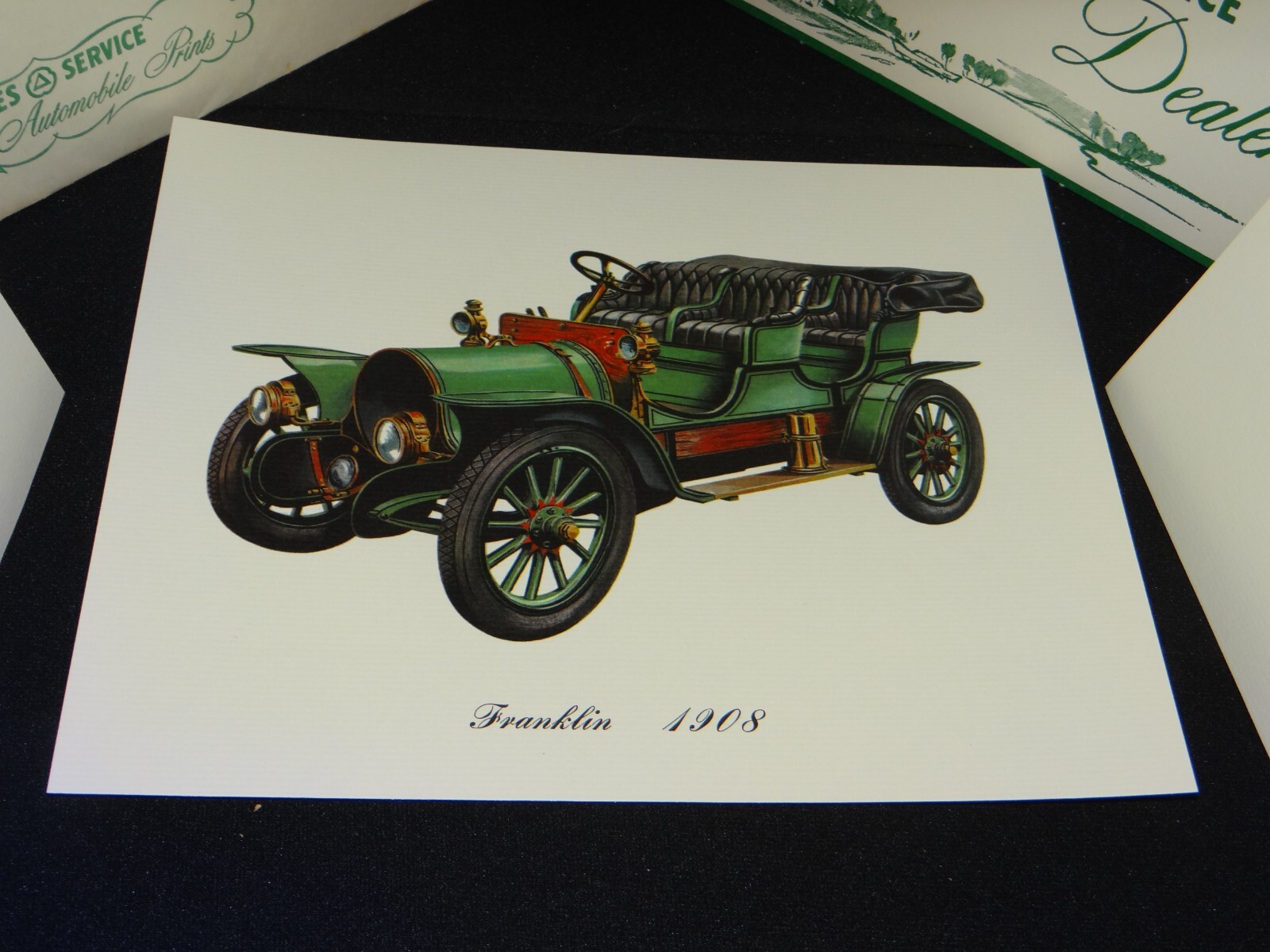 1950’s Cities Service Gasoline Early Automobile Prints Complimentary Gift w/Env.