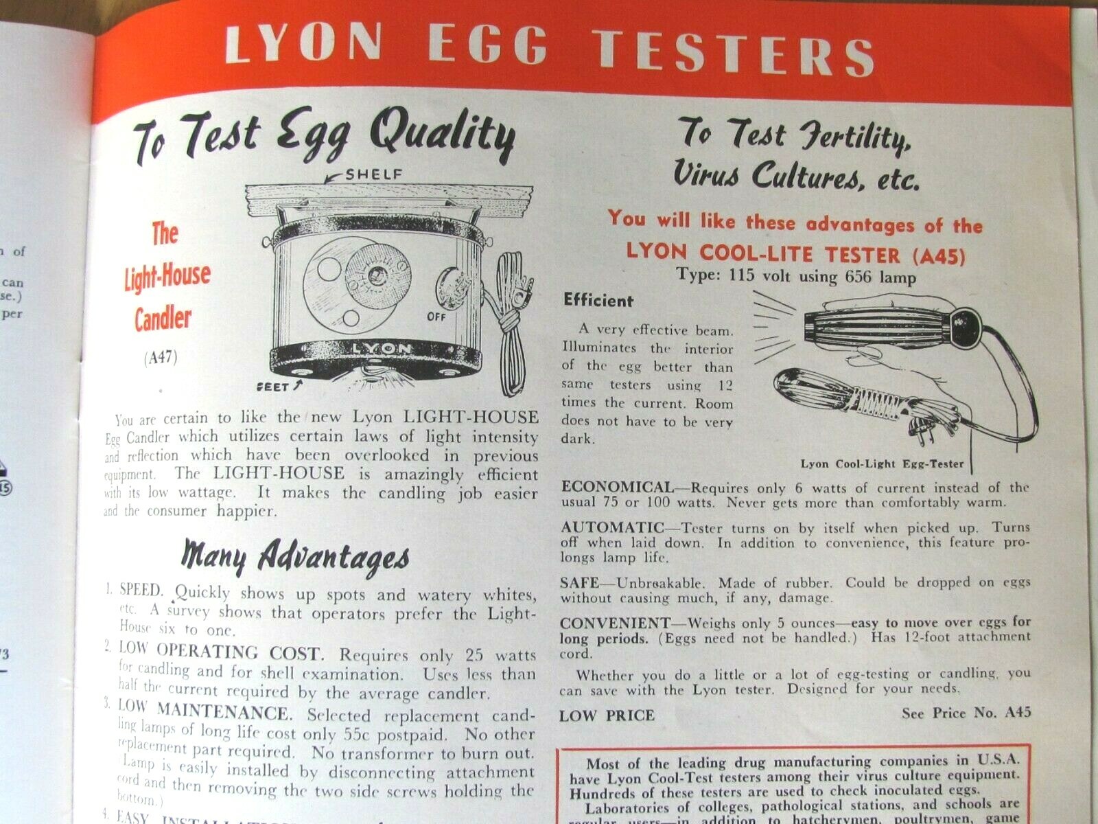 1950′ Lyon Rural Electric Co San Diego – Supplies for Farm Ranch Laboratory
