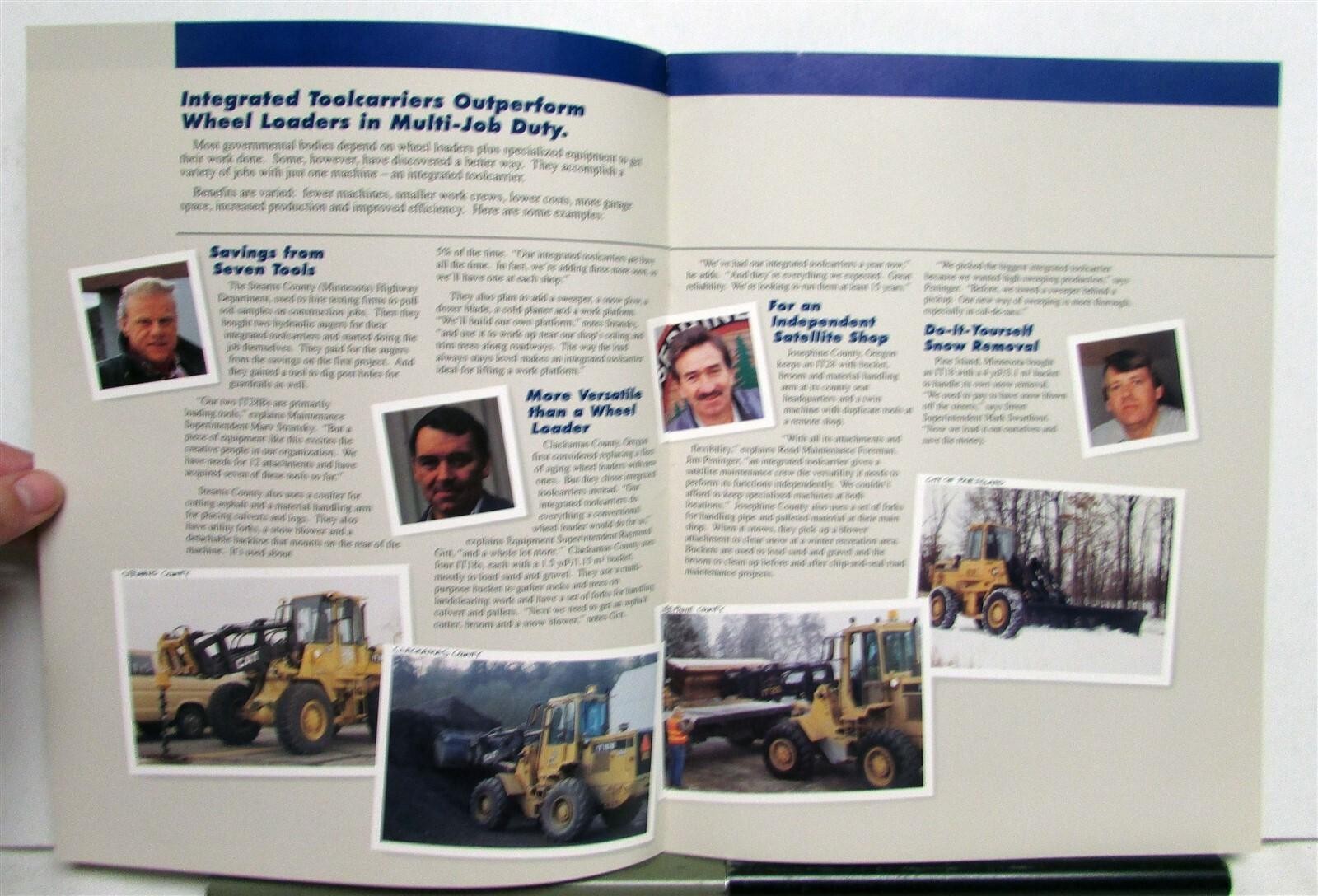 1990 Caterpillar Integrated Tool Carriers Features Sales Brochure