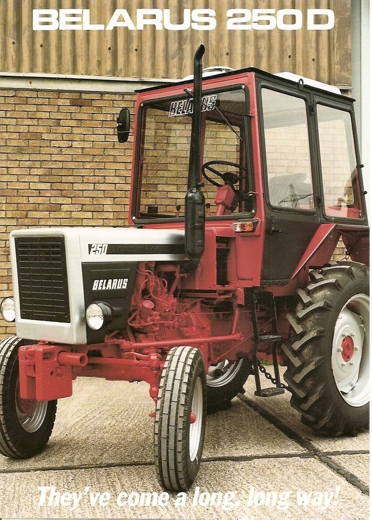 Farm Tractor Brochure – Belarus – 250D – c1980’s (F1677)