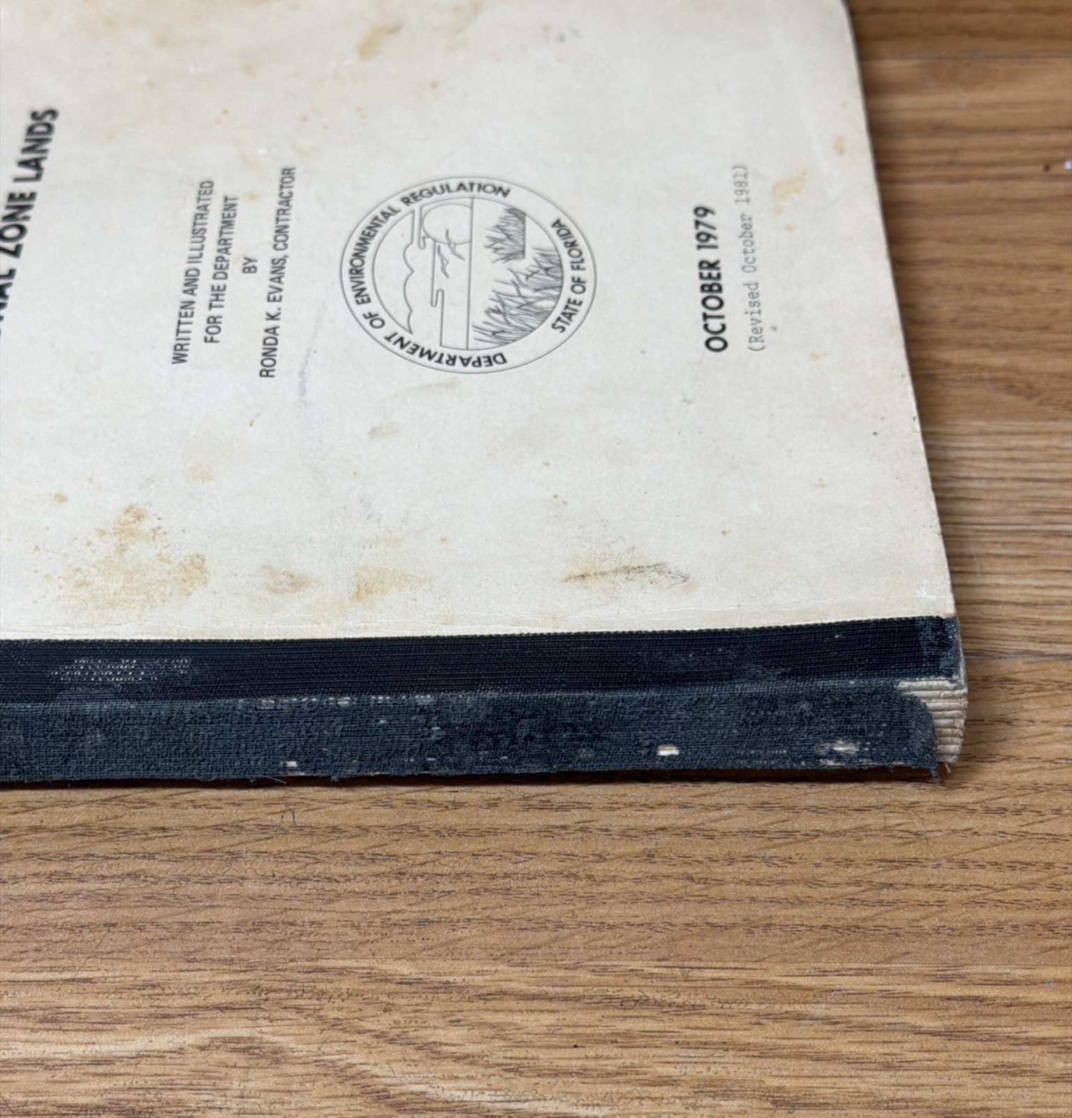 1979 State Of FL Dept Of Environmental Regulation Guide To Wetland Plants Manual