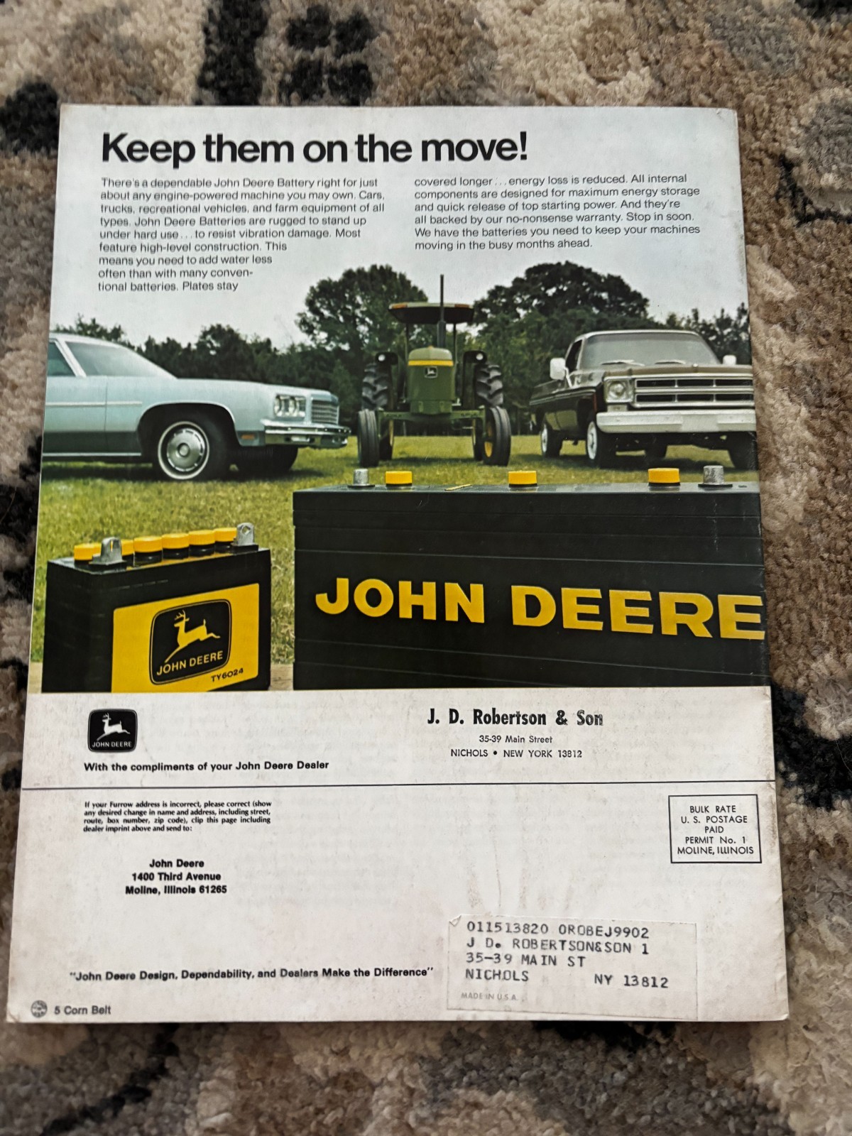 John Deere Furrow Magazine July-August 1976 Brochure DCPA26