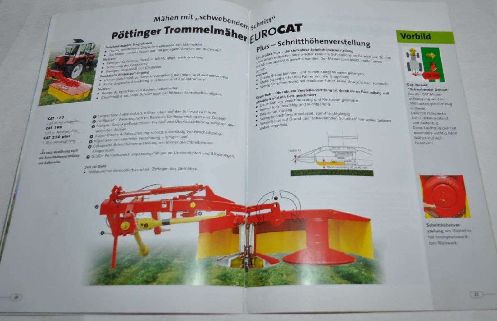 Pottinger NovoCat EuroCat Landmaschinen Traktor Tractor Brochure Prospekt