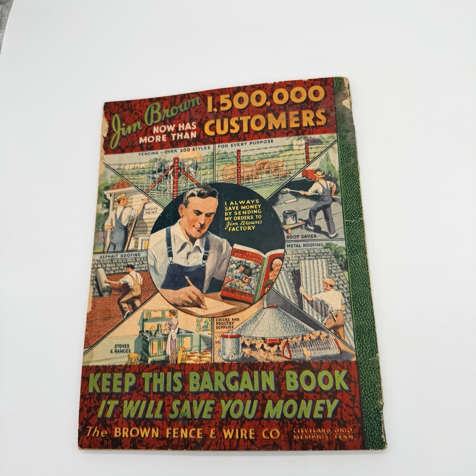 JIM BROWN’S 1935 BARGAIN BOOK – THE BROWN FENCE & WIRE CO.- Catalog