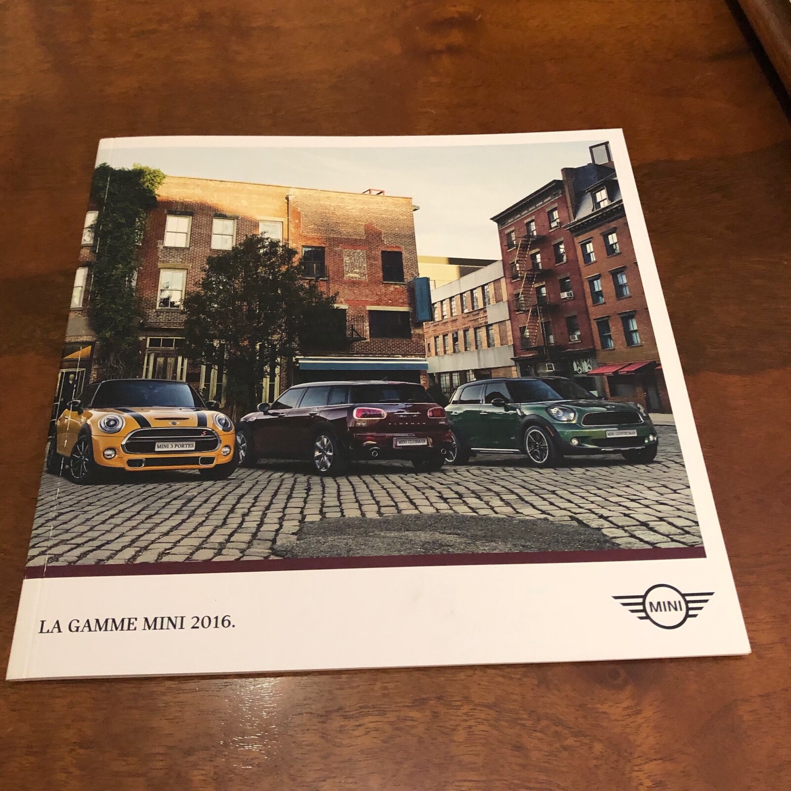 LA GAMME MINI 2016, Mini Cooper BMW BROCHURE 2016 “FRENCH VS”