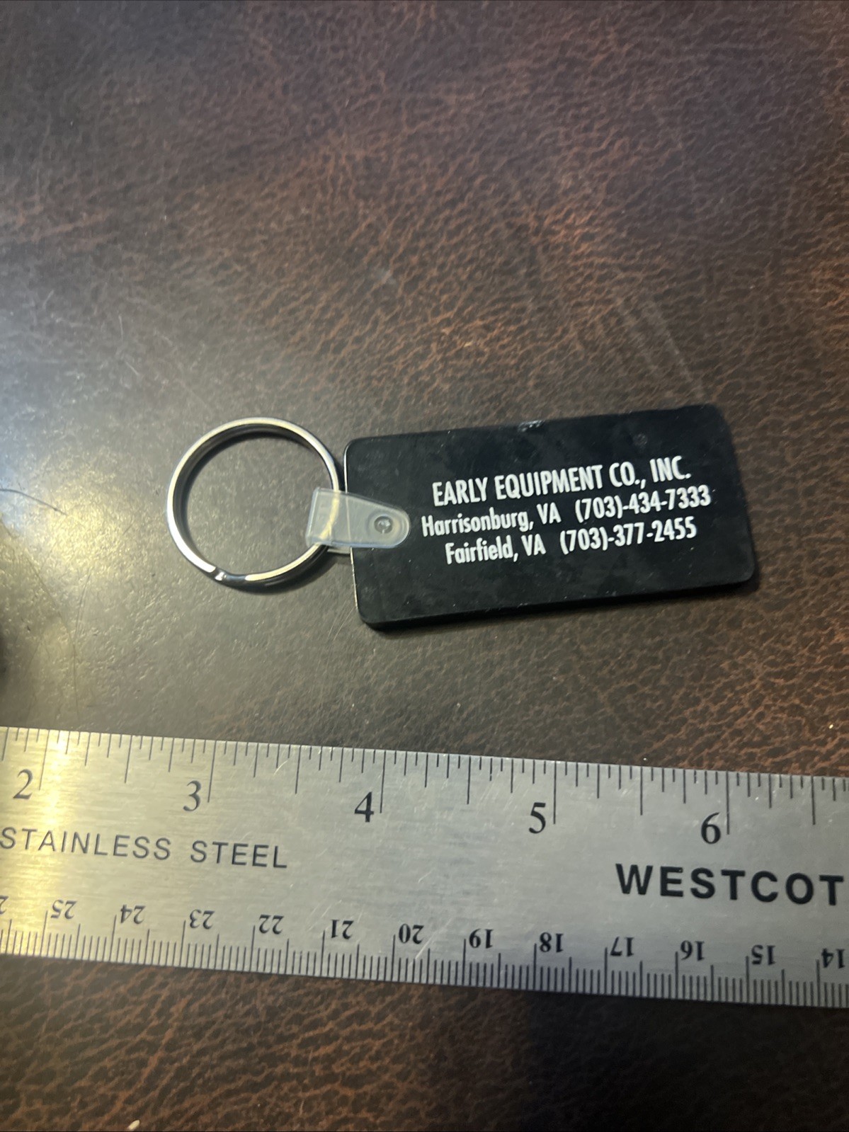 Vintage Heston Agco Early Equipment Co Tractors Keychain