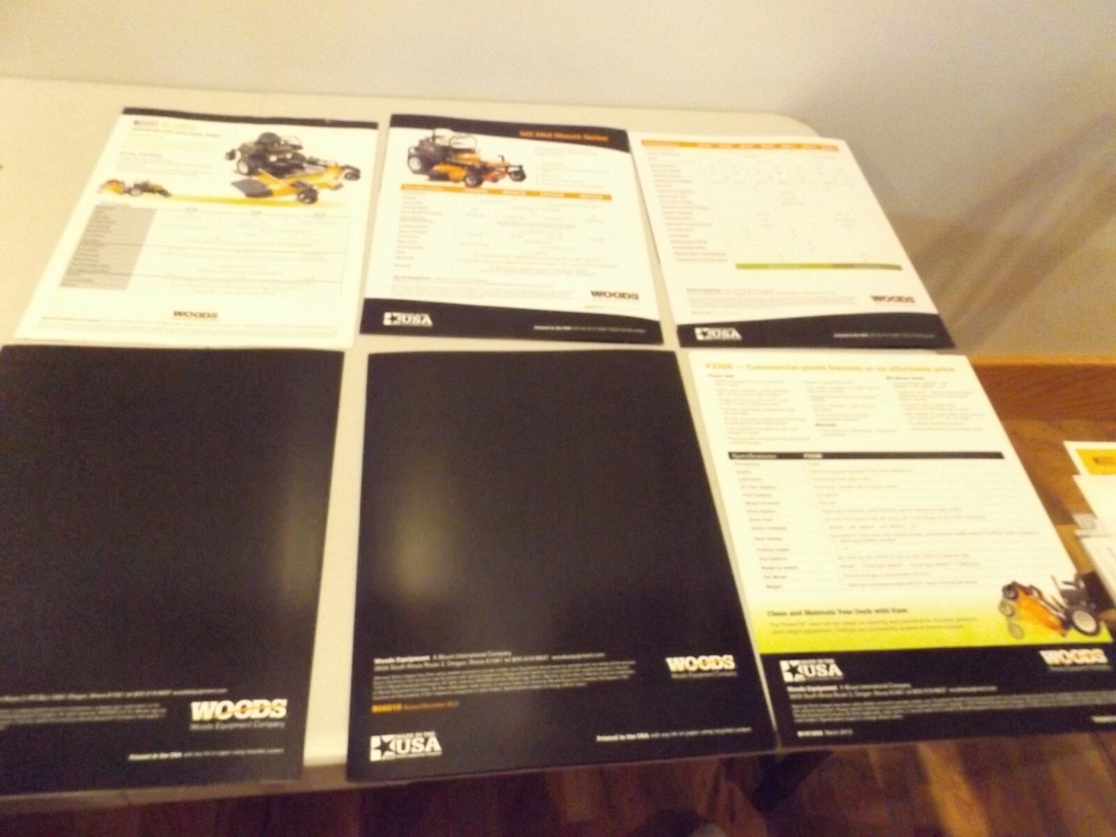 6-pc. WOODS MOW’N MACHINES, 2010-2013