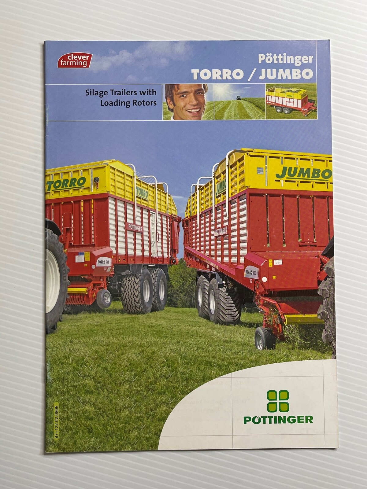Pottinger Jumbo Silage Trailers Sales Brochure *2010s* (Showroom Sales Book)