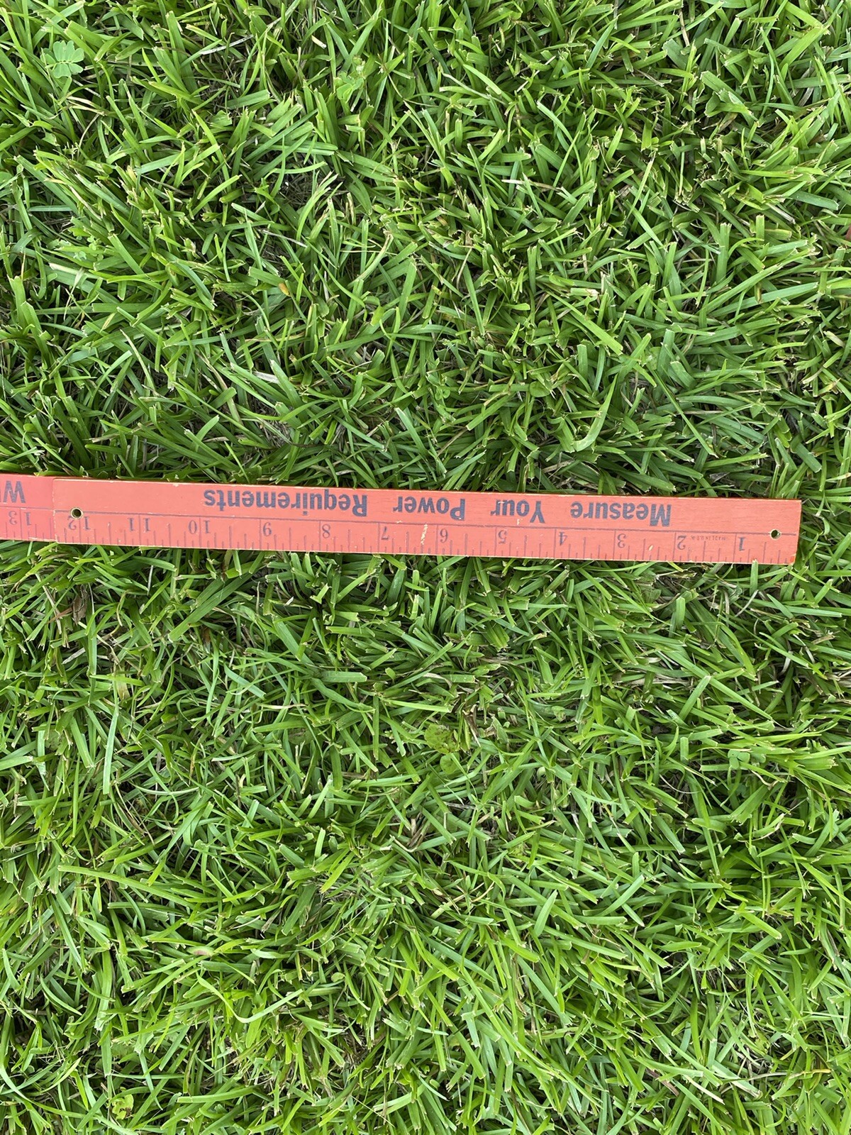 VINTAGE ADVERTISING HINGED YARDSTICK WILLS DIESEL HARVEY LOUISIANA DEUTZ ENGINES