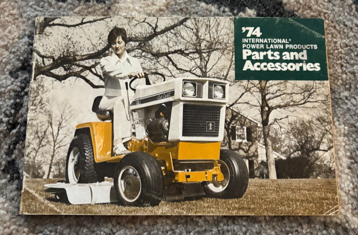 International Harvester Lawn Parts & Acces Buyers Guide For1974 Brochure FCCA25
