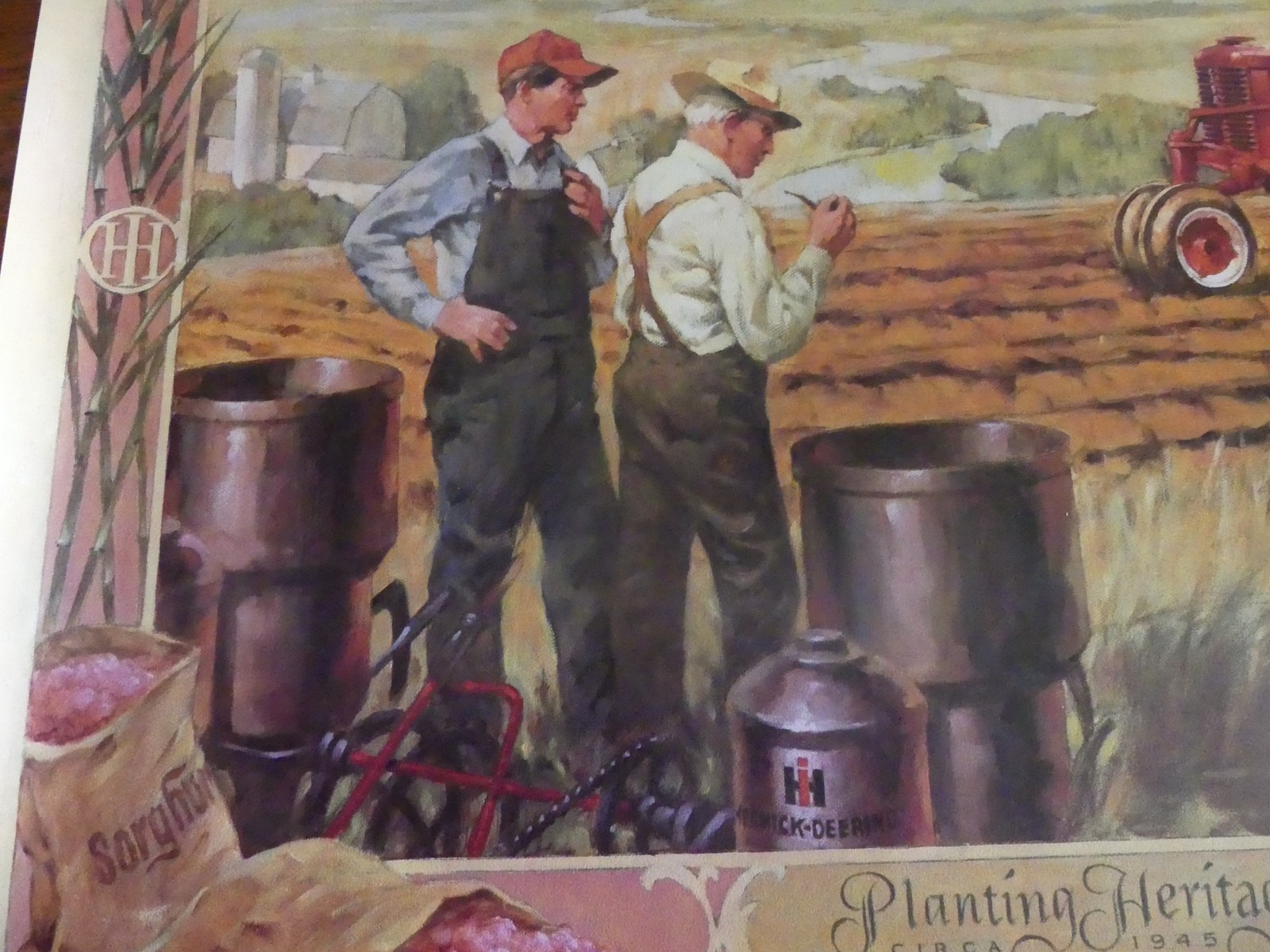 IH McCormick Deering Case 16½” x 24″ Poster Planting Heritage – CIRCA 1945