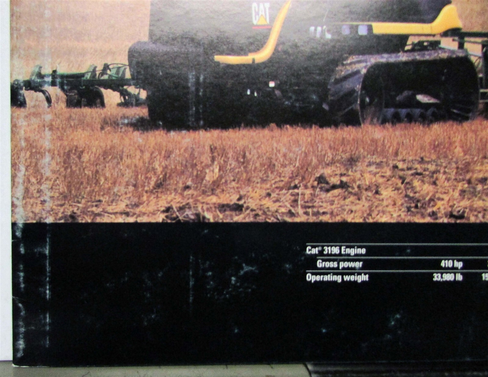 1998 Caterpillar Challenger 95E Articulated Tractor Specs Sales Brochure