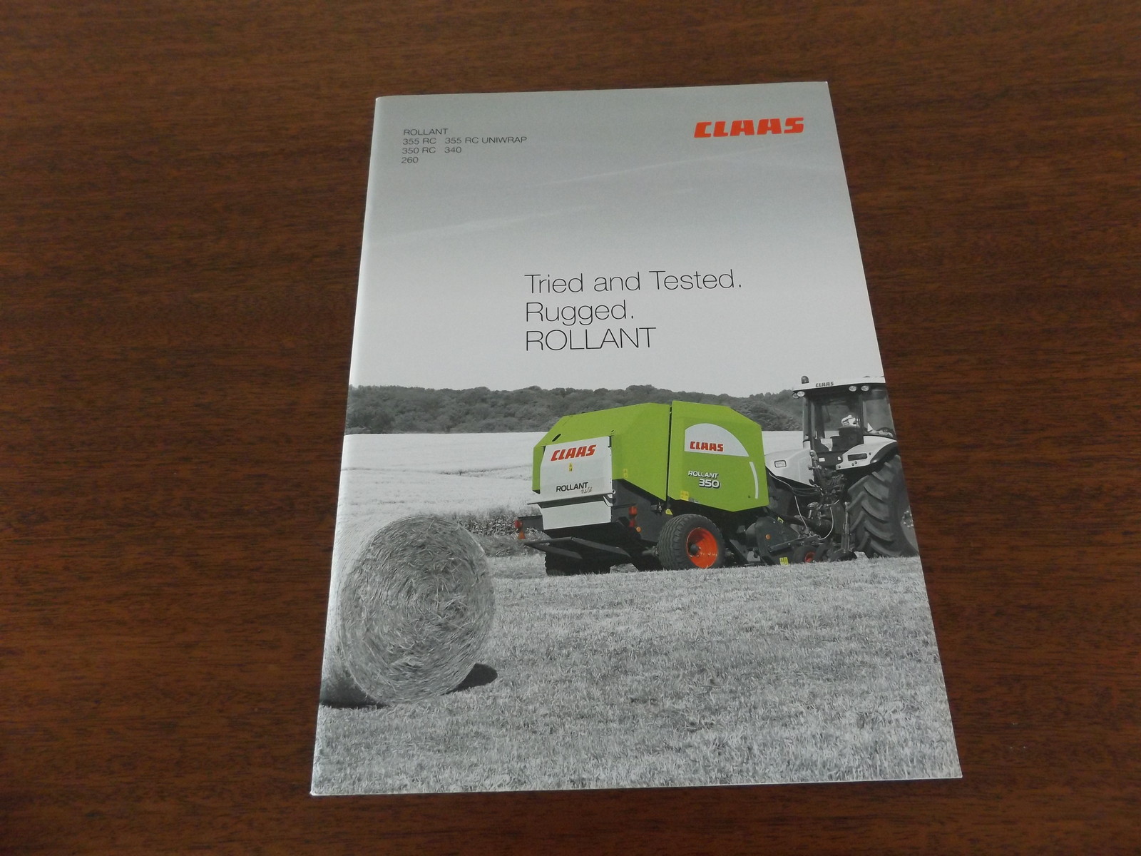 CLAAS ROLLANT 355 RC, 340, 350 RC 260 LITERATURE 2009